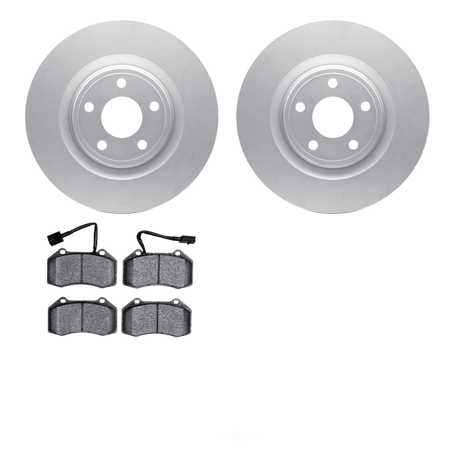 Dynamic Friction Company 4502-47079 DFC GEOSPEC Rotors with 5000 Advanced Brake Pads