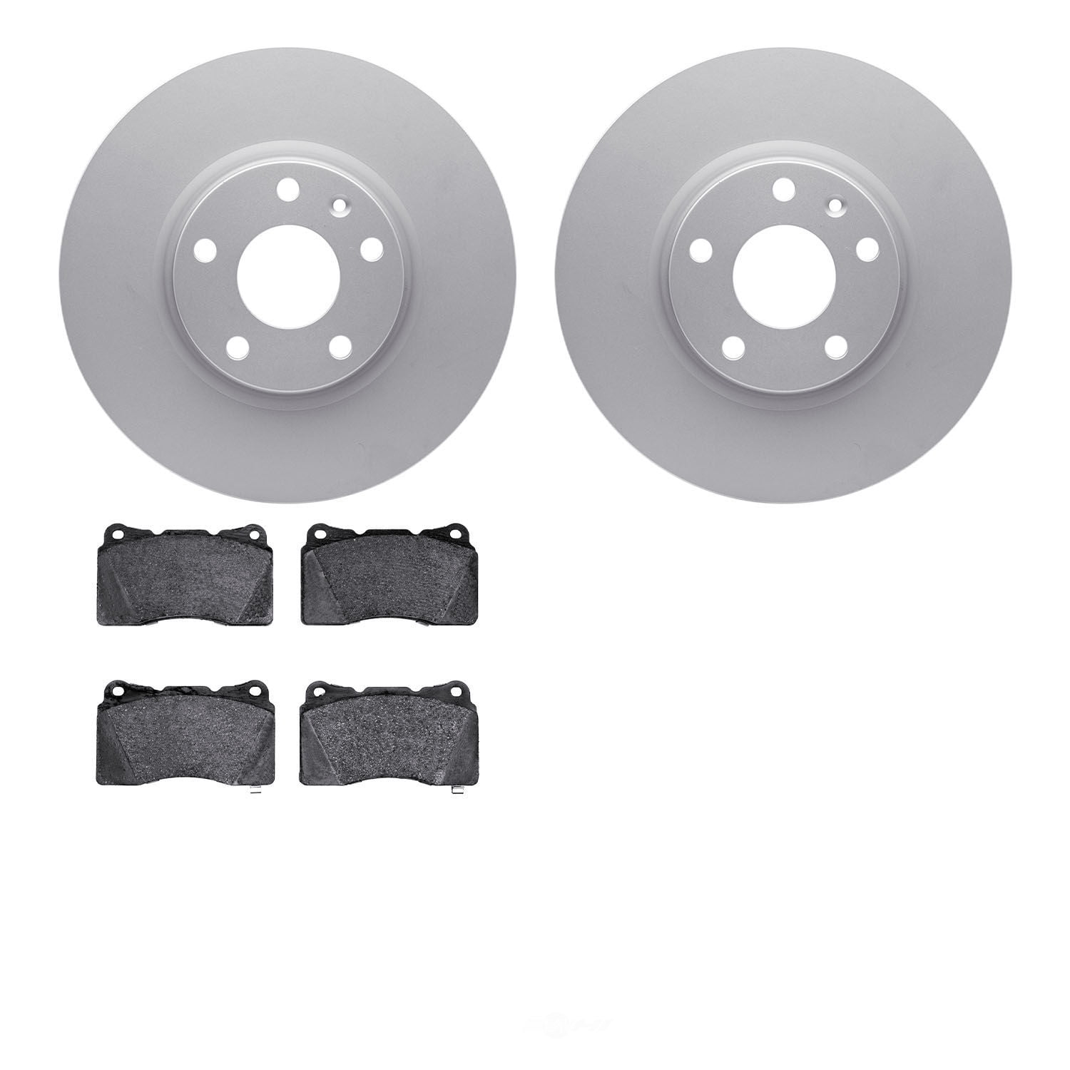 Dynamic Friction Company 4502-47092 DFC GEOSPEC Rotors with 5000 Advanced Brake Pads