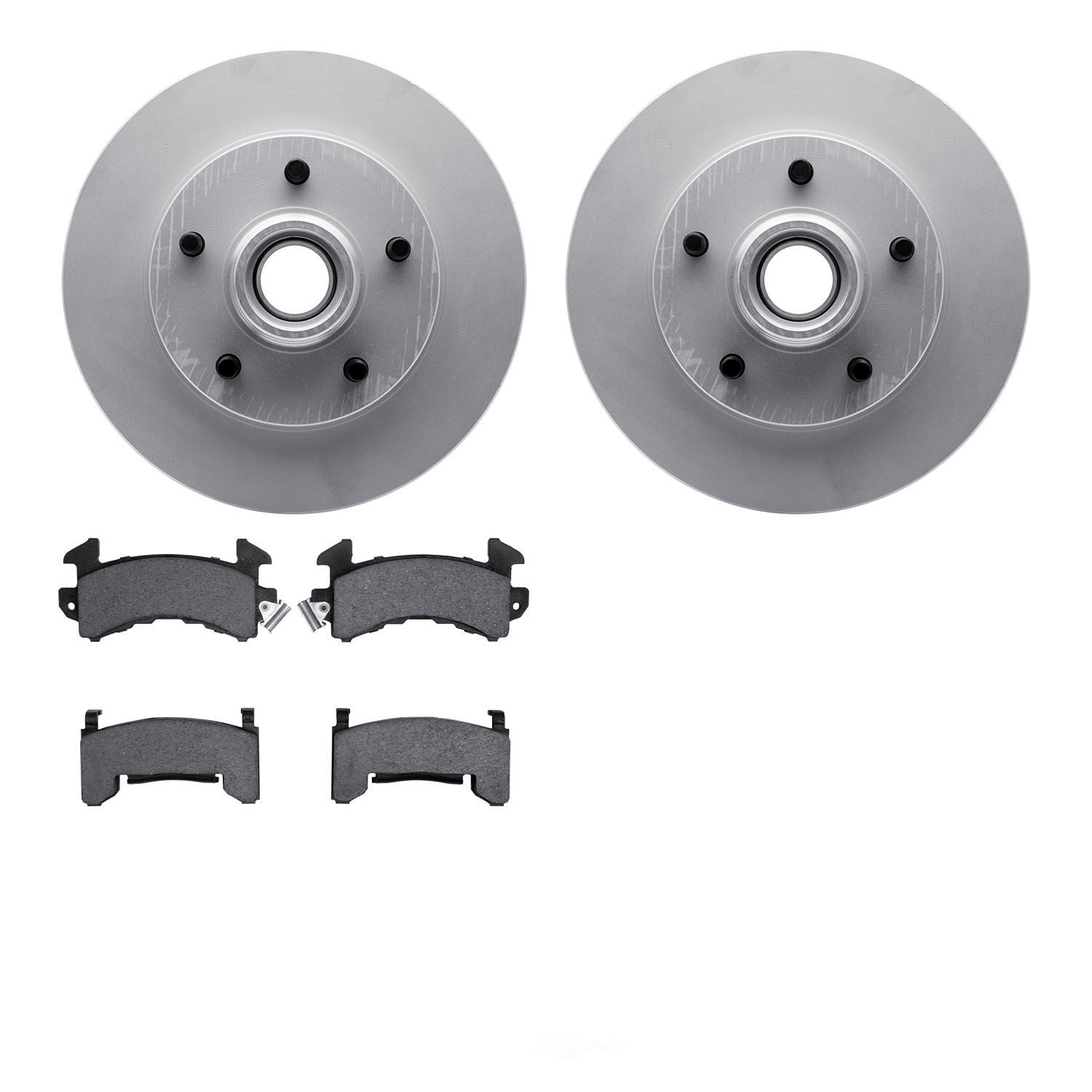 Dynamic Friction Company 4502-47101 DFC GEOSPEC Rotors with 5000 Advanced Brake Pads