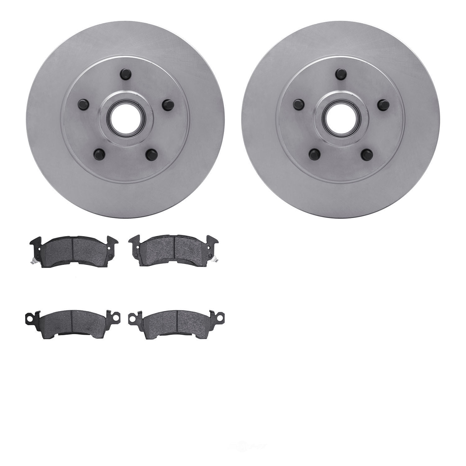 Dynamic Friction Company 4502-47105 DFC GEOSPEC Rotors with 5000 Advanced Brake Pads