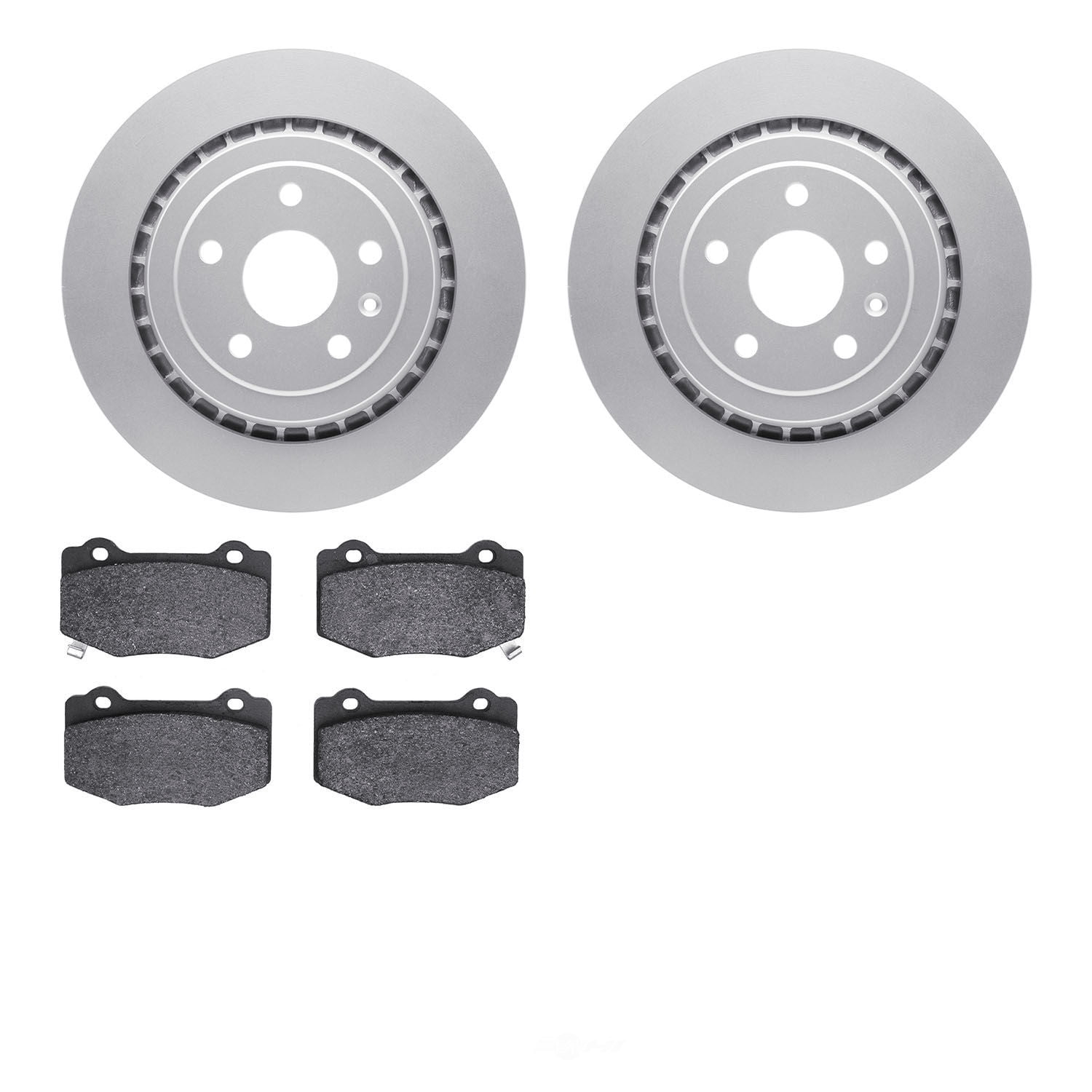 Dynamic Friction Company 4502-47113 DFC GEOSPEC Rotors with 5000 Advanced Brake Pads