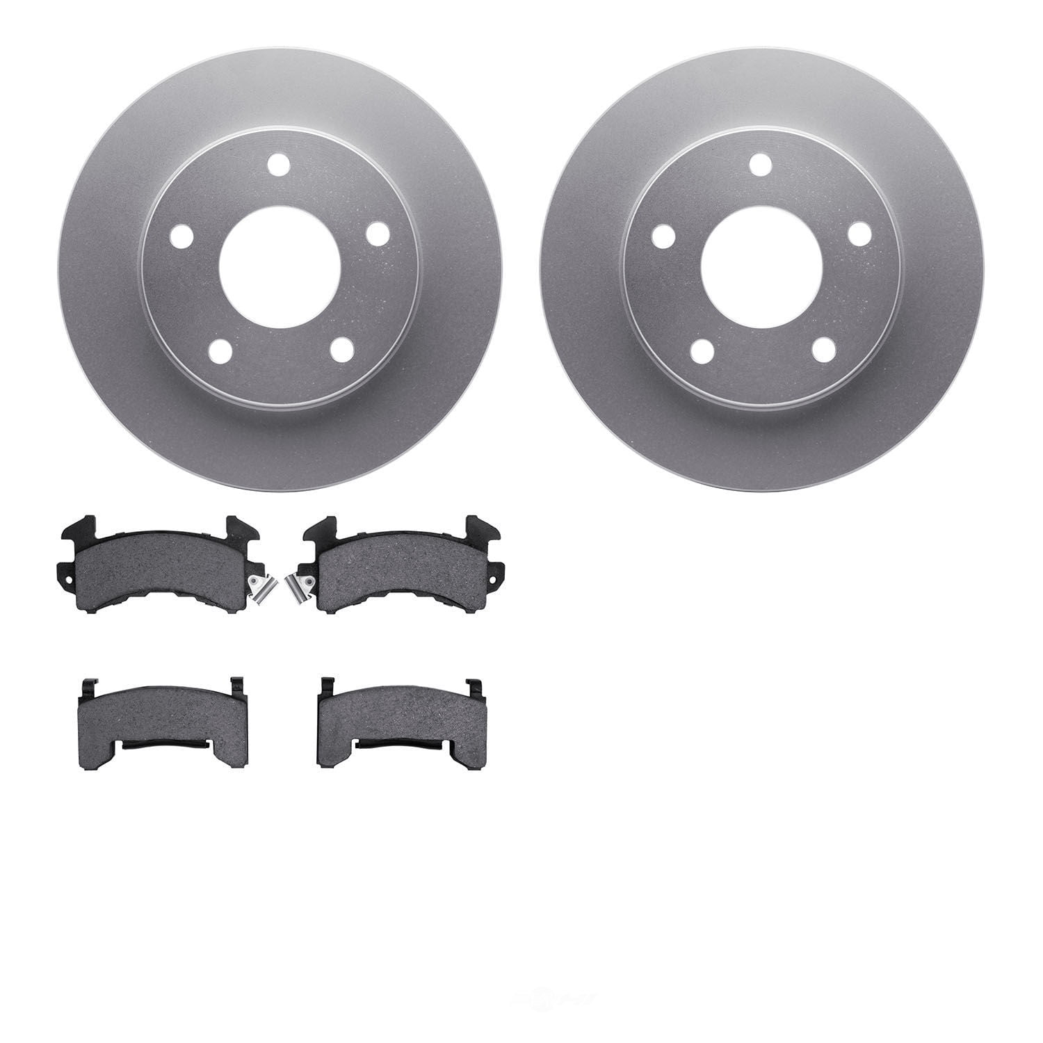 Dynamic Friction Company 4502-48073 DFC GEOSPEC Rotors with 5000 Advanced Brake Pads