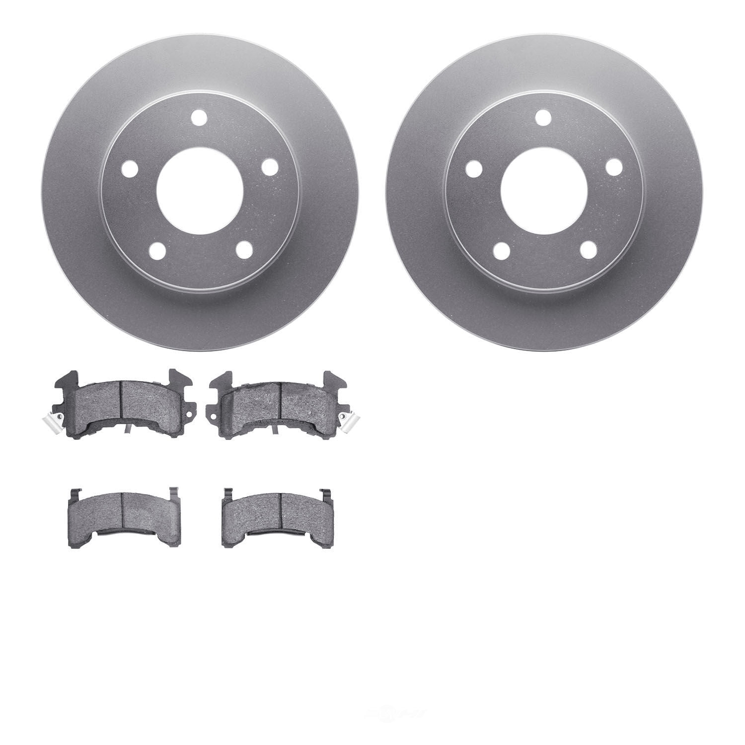Dynamic Friction Company 4502-48075 DFC GEOSPEC Rotors with 5000 Advanced Brake Pads