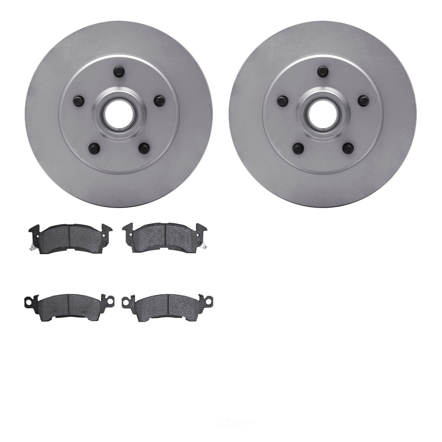 Dynamic Friction Company 4502-48079 DFC GEOSPEC Rotors with 5000 Advanced Brake Pads