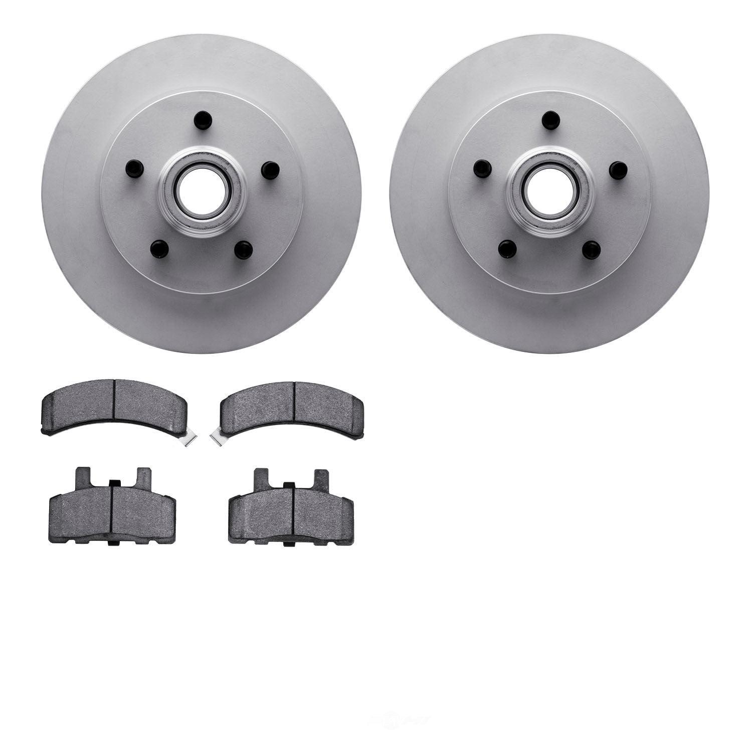 Dynamic Friction Company 4502-48086 DFC GEOSPEC Rotors with 5000 Advanced Brake Pads