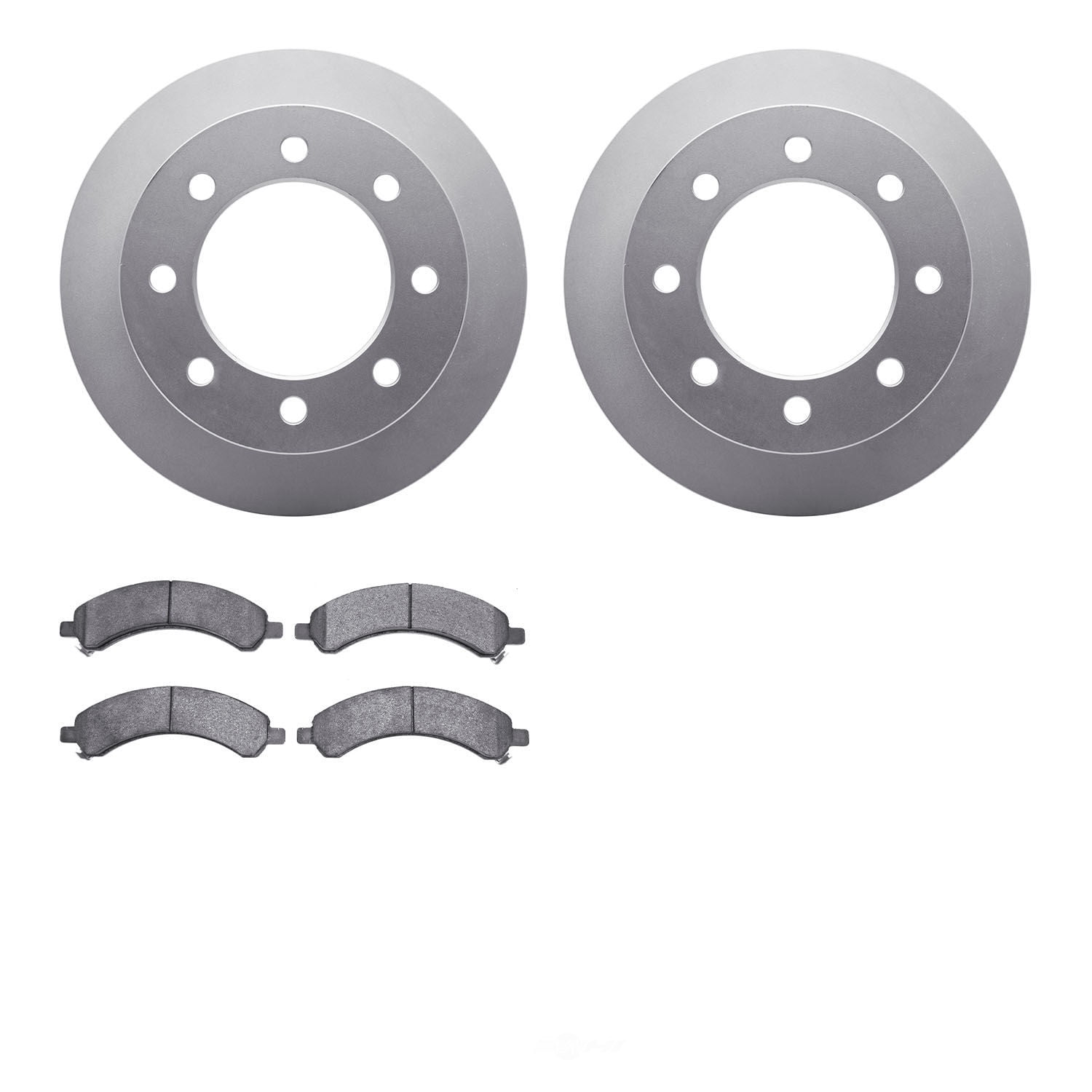 Dynamic Friction Company 4502-48105 DFC GEOSPEC Rotors with 5000 Advanced Brake Pads