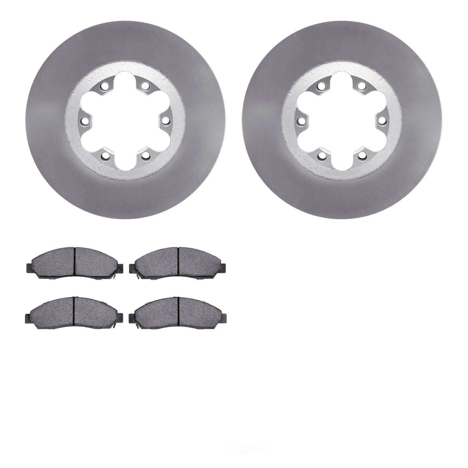 Dynamic Friction Company 4502-48111 DFC GEOSPEC Rotors with 5000 Advanced Brake Pads