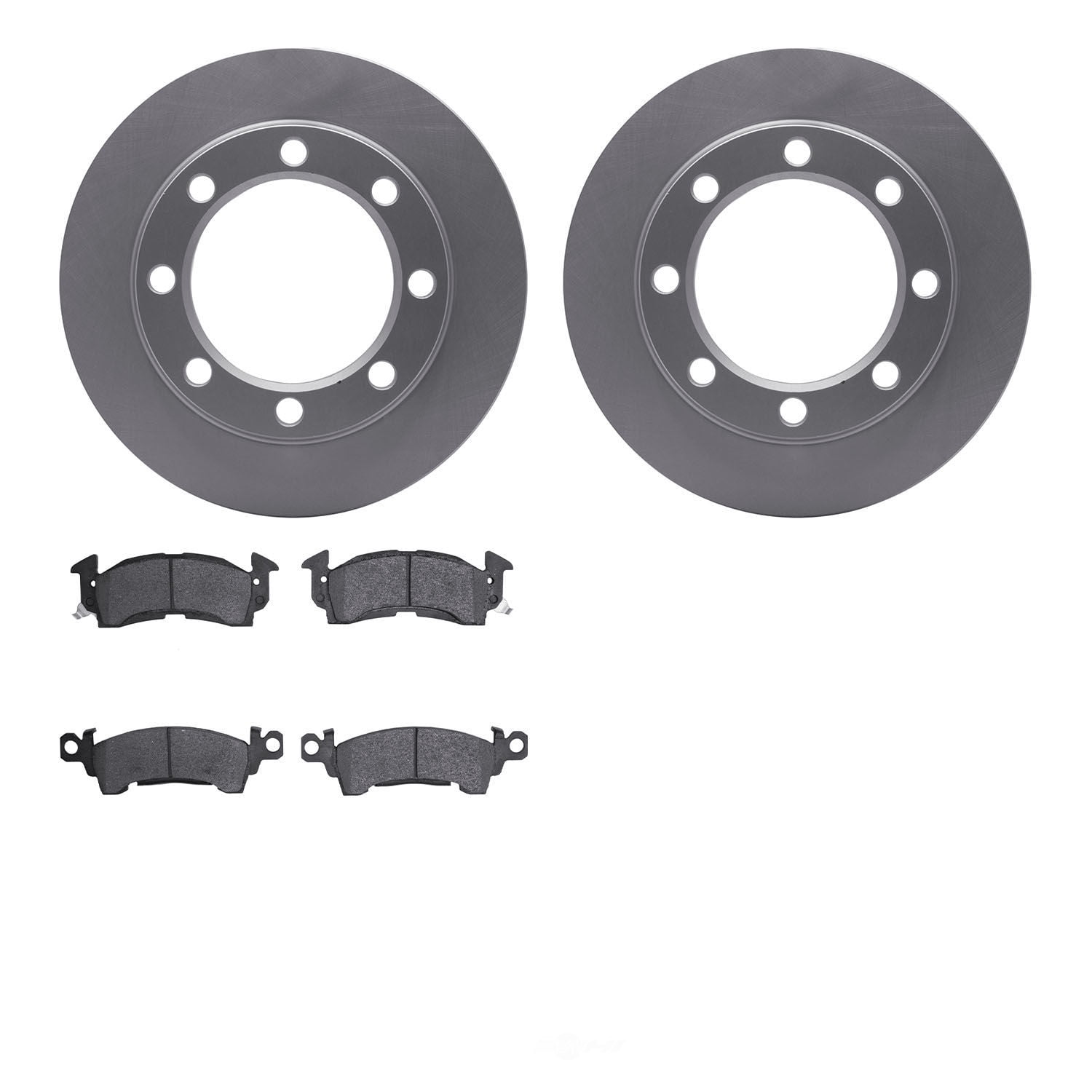 Dynamic Friction Company 4502-48132 DFC GEOSPEC Rotors with 5000 Advanced Brake Pads
