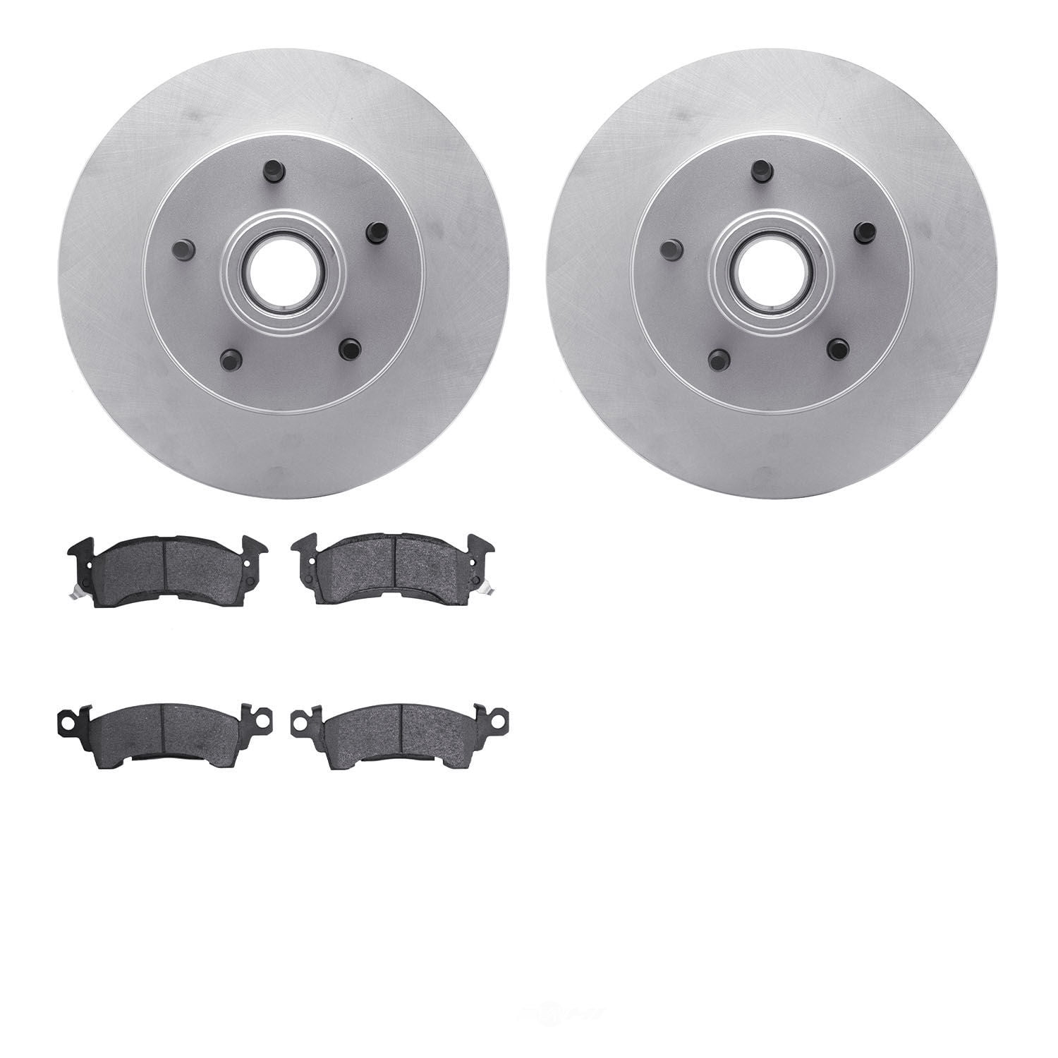 Dynamic Friction Company 4502-51001 DFC GEOSPEC Rotors with 5000 Advanced Brake Pads