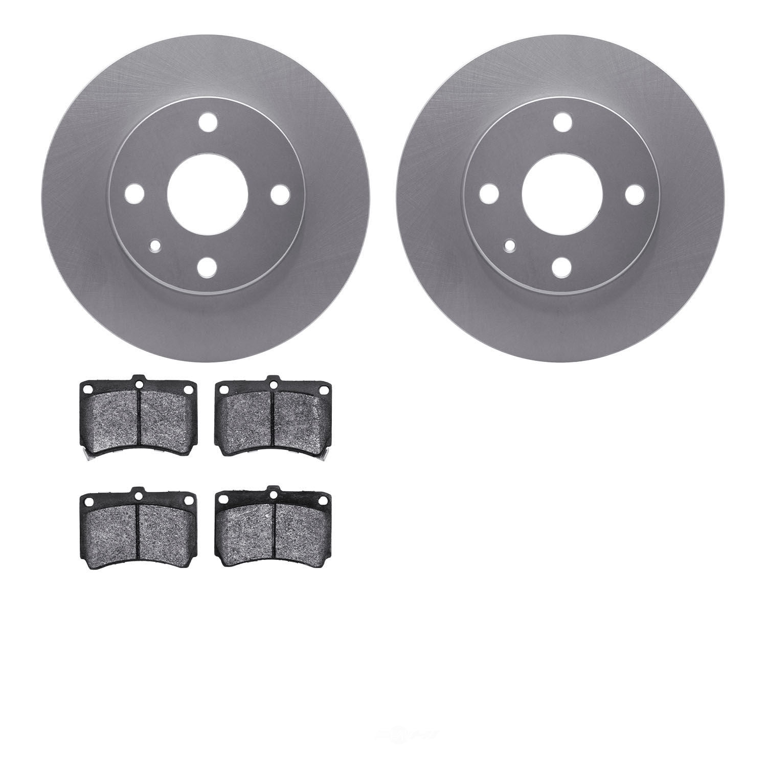 Dynamic Friction Company 4502-54013 DFC GEOSPEC Rotors with 5000 Advanced Brake Pads