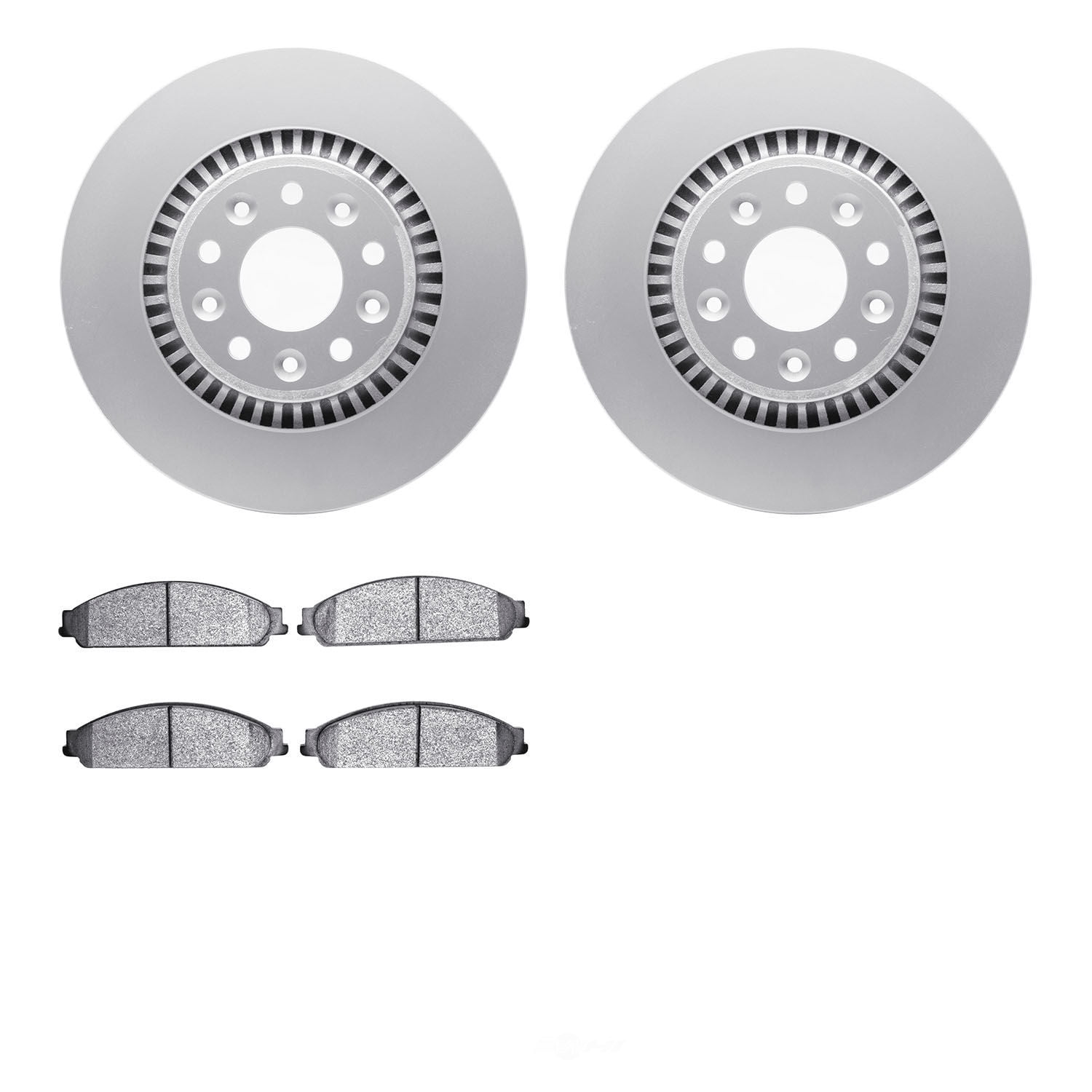 Dynamic Friction Company 4502-54236 DFC GEOSPEC Rotors with 5000 Advanced Brake Pads