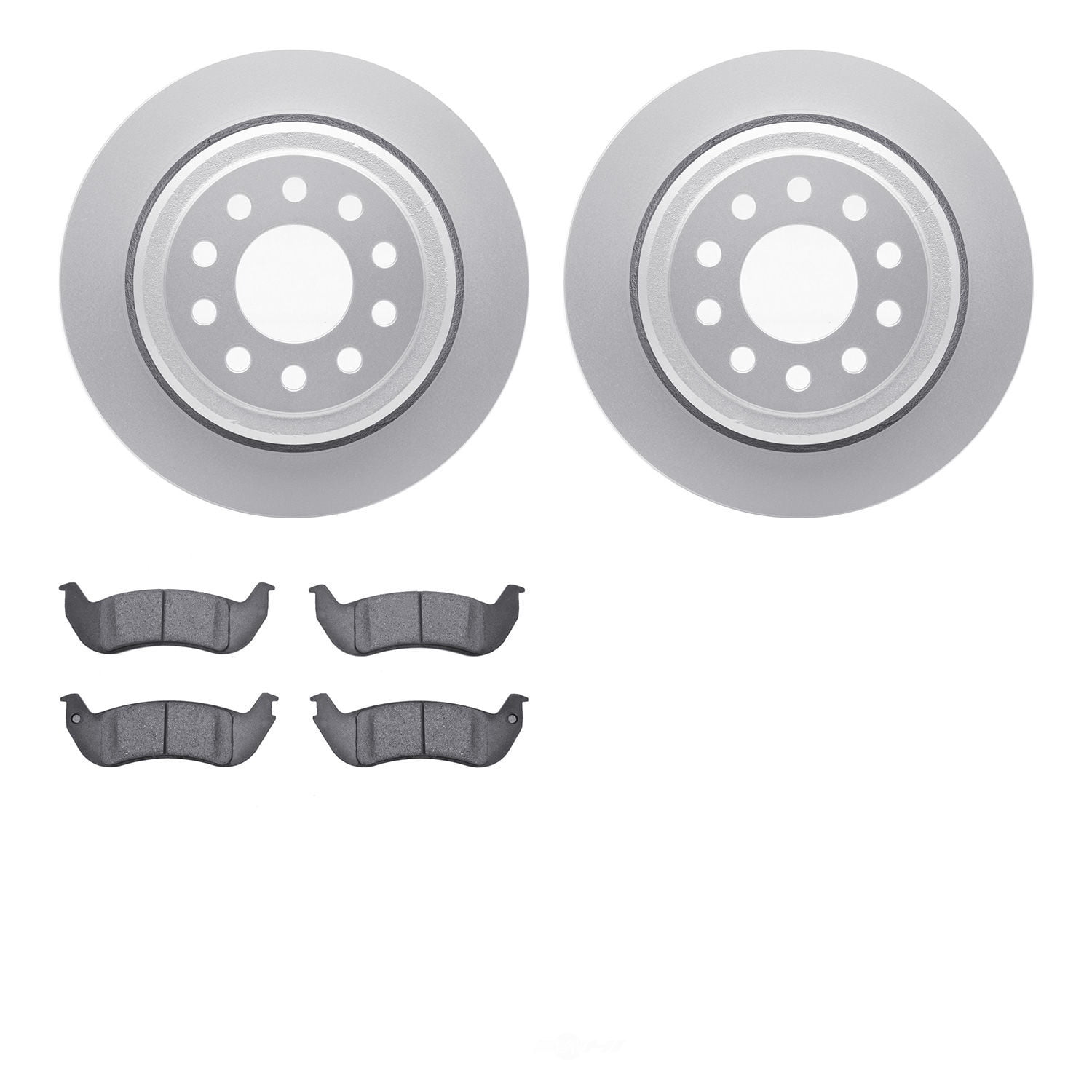 Dynamic Friction Company 4502-55005 DFC GEOSPEC Rotors with 5000 Advanced Brake Pads