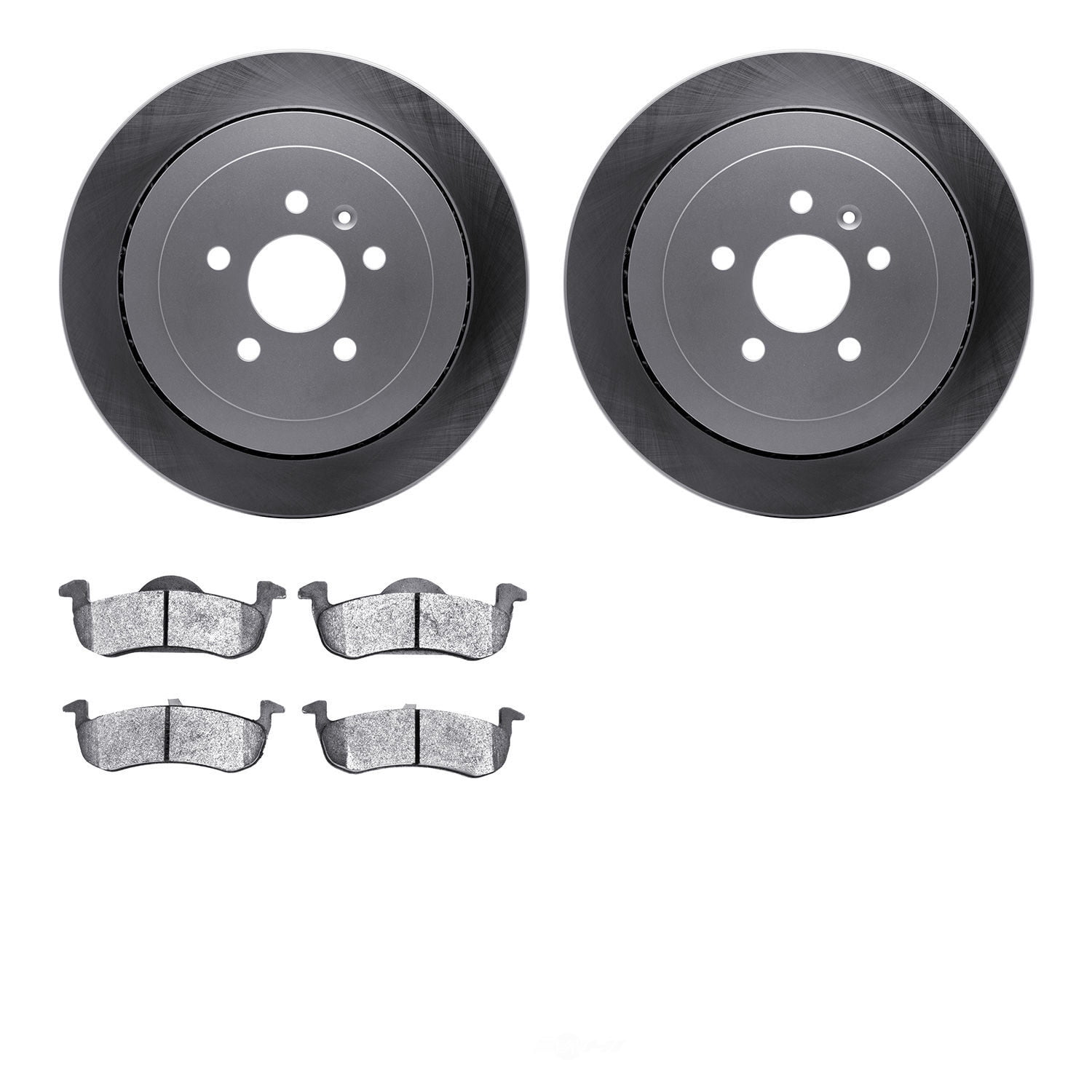 Dynamic Friction Company 4502-55021 DFC GEOSPEC Rotors with 5000 Advanced Brake Pads