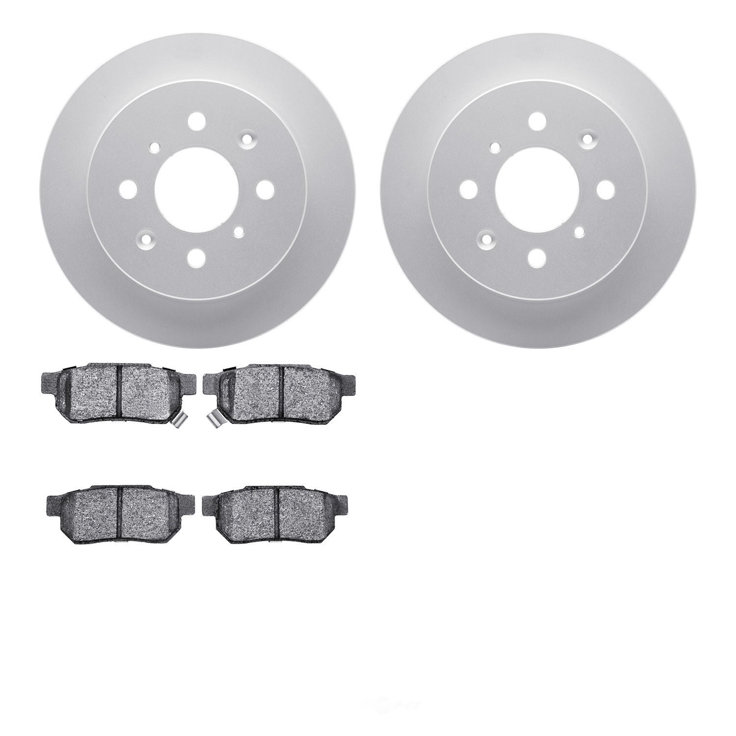 Dynamic Friction Company 4502-59094 DFC GEOSPEC Rotors with 5000 Advanced Brake Pads