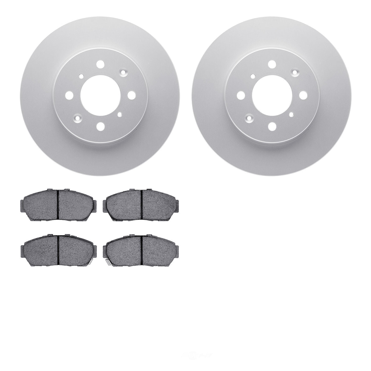 Dynamic Friction Company 4502-59098 DFC GEOSPEC Rotors with 5000 Advanced Brake Pads