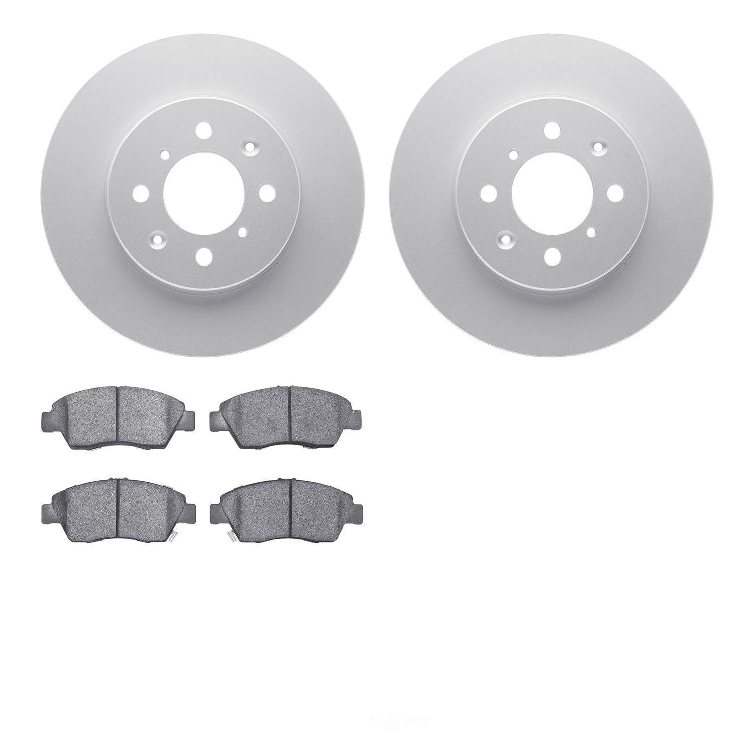 Dynamic Friction Company 4502-59099 DFC GEOSPEC Rotors with 5000 Advanced Brake Pads