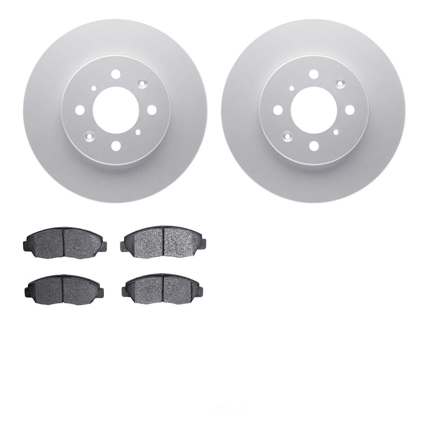 Dynamic Friction Company 4502-59101 DFC GEOSPEC Rotors with 5000 Advanced Brake Pads
