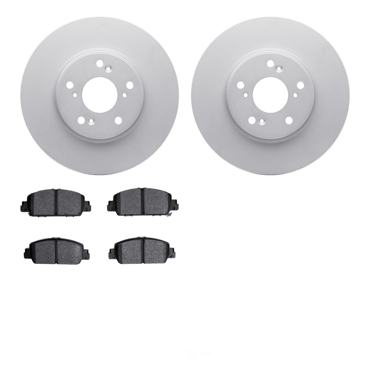 Dynamic Friction Company 4502-59130 DFC GEOSPEC Rotors with 5000 Advanced Brake Pads