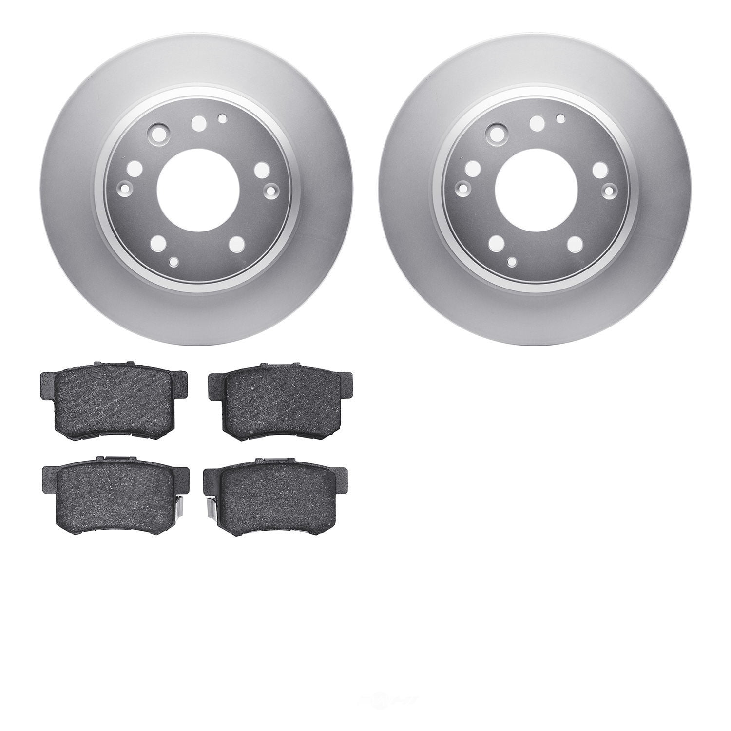 Dynamic Friction Company 4502-59137 DFC GEOSPEC Rotors with 5000 Advanced Brake Pads