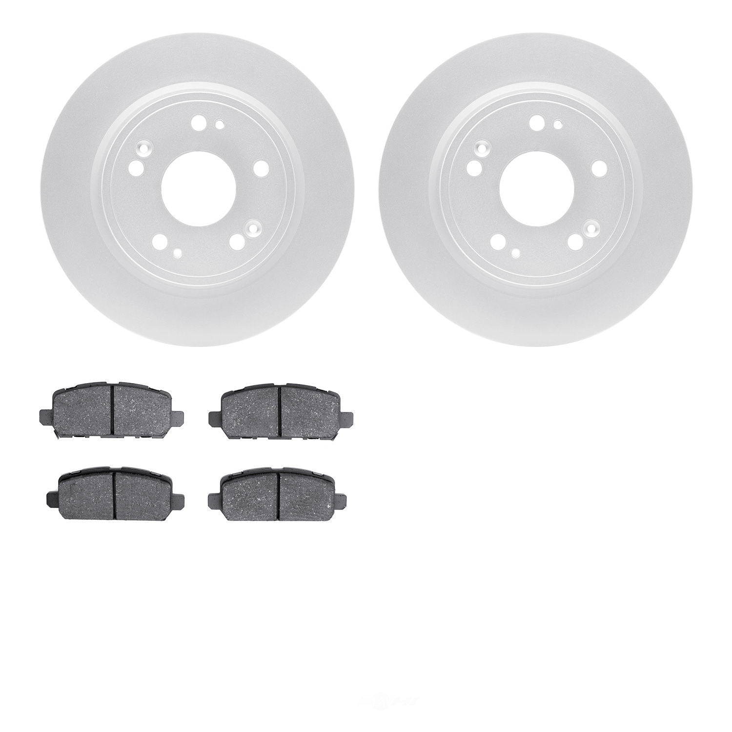 Dynamic Friction Company 4502-59179 DFC GEOSPEC Rotors with 5000 Advanced Brake Pads