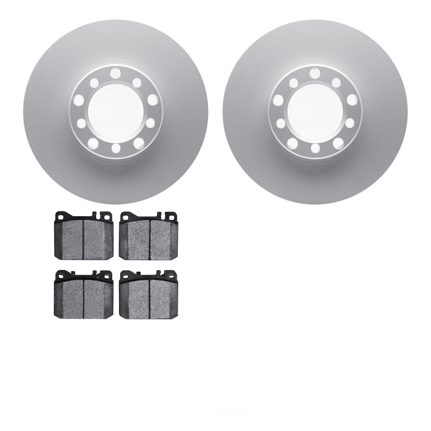 Dynamic Friction Company 4502-63042 DFC GEOSPEC Rotors with 5000 Advanced Brake Pads