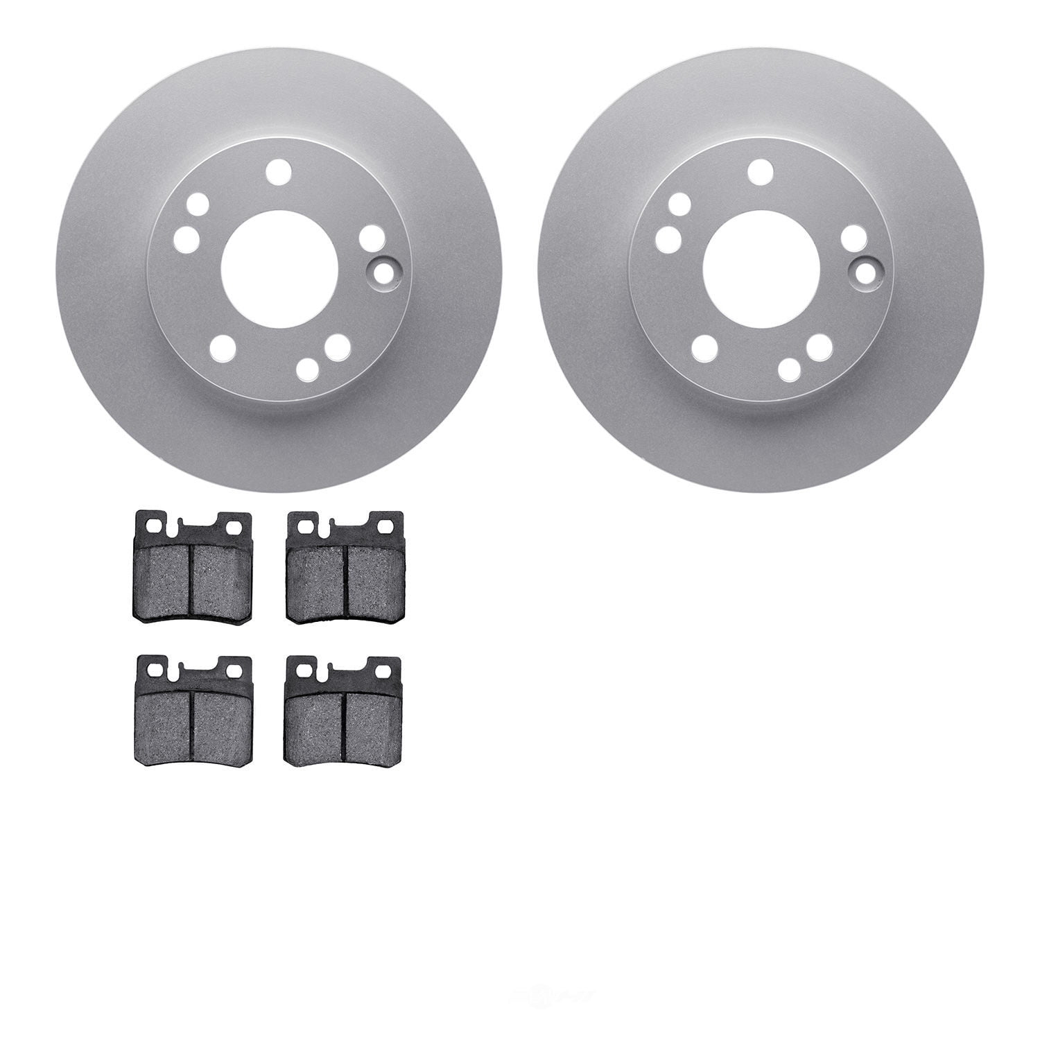 Dynamic Friction Company 4502-63116 DFC GEOSPEC Rotors with 5000 Advanced Brake Pads