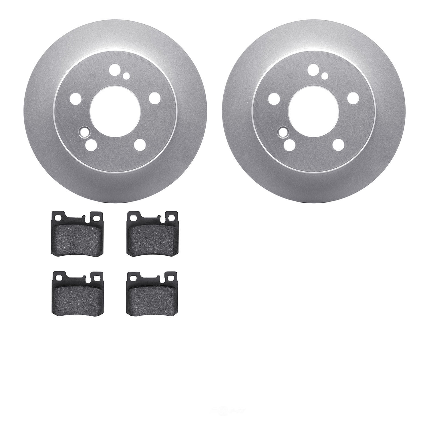 Dynamic Friction Company 4502-63119 DFC GEOSPEC Rotors with 5000 Advanced Brake Pads