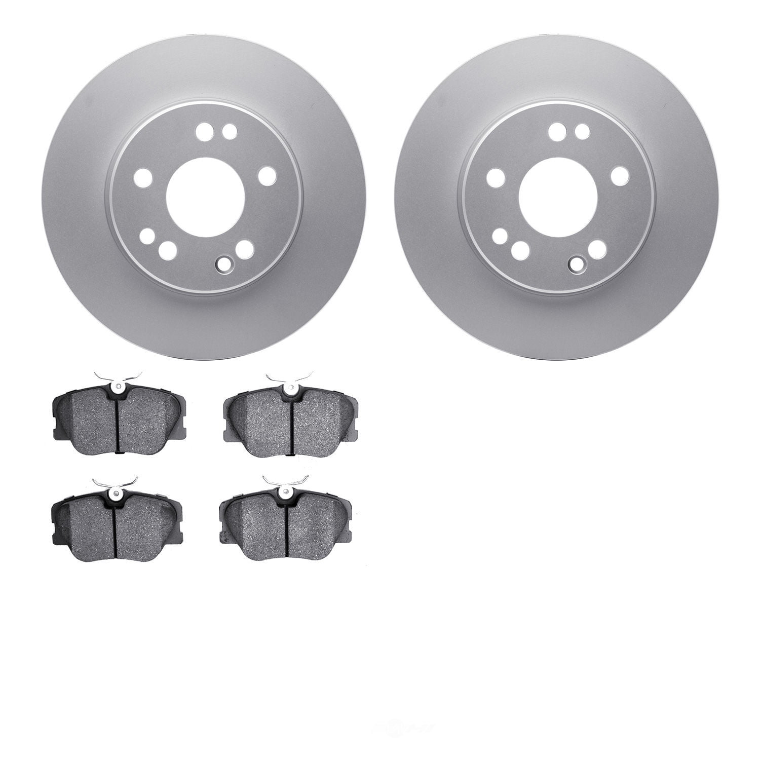 Dynamic Friction Company 4502-63120 DFC GEOSPEC Rotors with 5000 Advanced Brake Pads