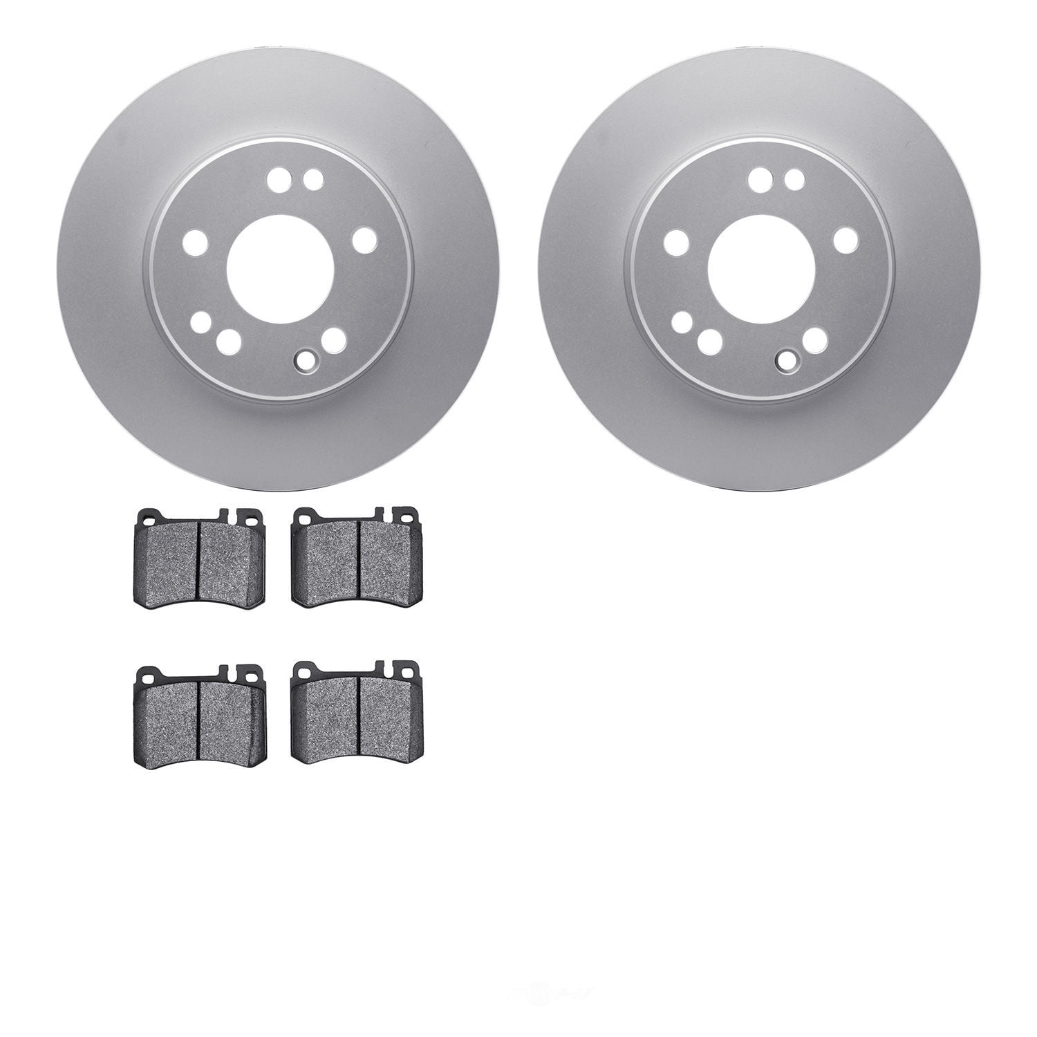 Dynamic Friction Company 4502-63121 DFC GEOSPEC Rotors with 5000 Advanced Brake Pads