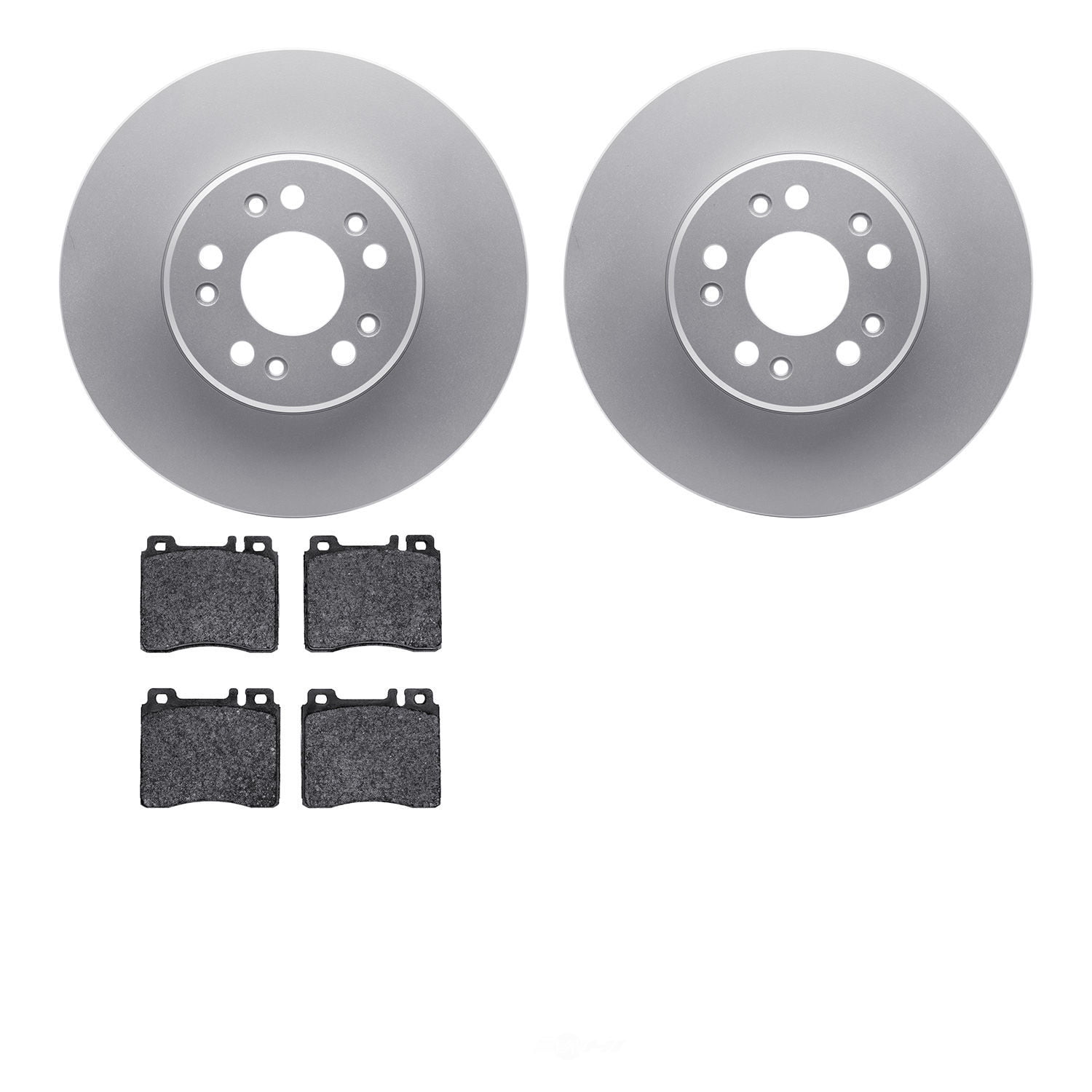 Dynamic Friction Company 4502-63124 DFC GEOSPEC Rotors with 5000 Advanced Brake Pads