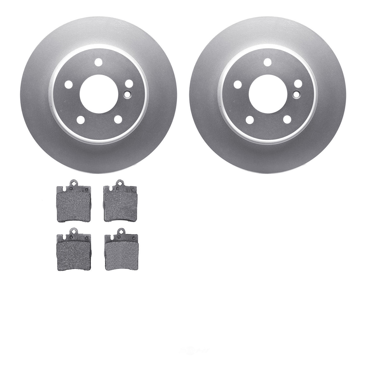 Dynamic Friction Company 4502-63127 DFC GEOSPEC Rotors with 5000 Advanced Brake Pads