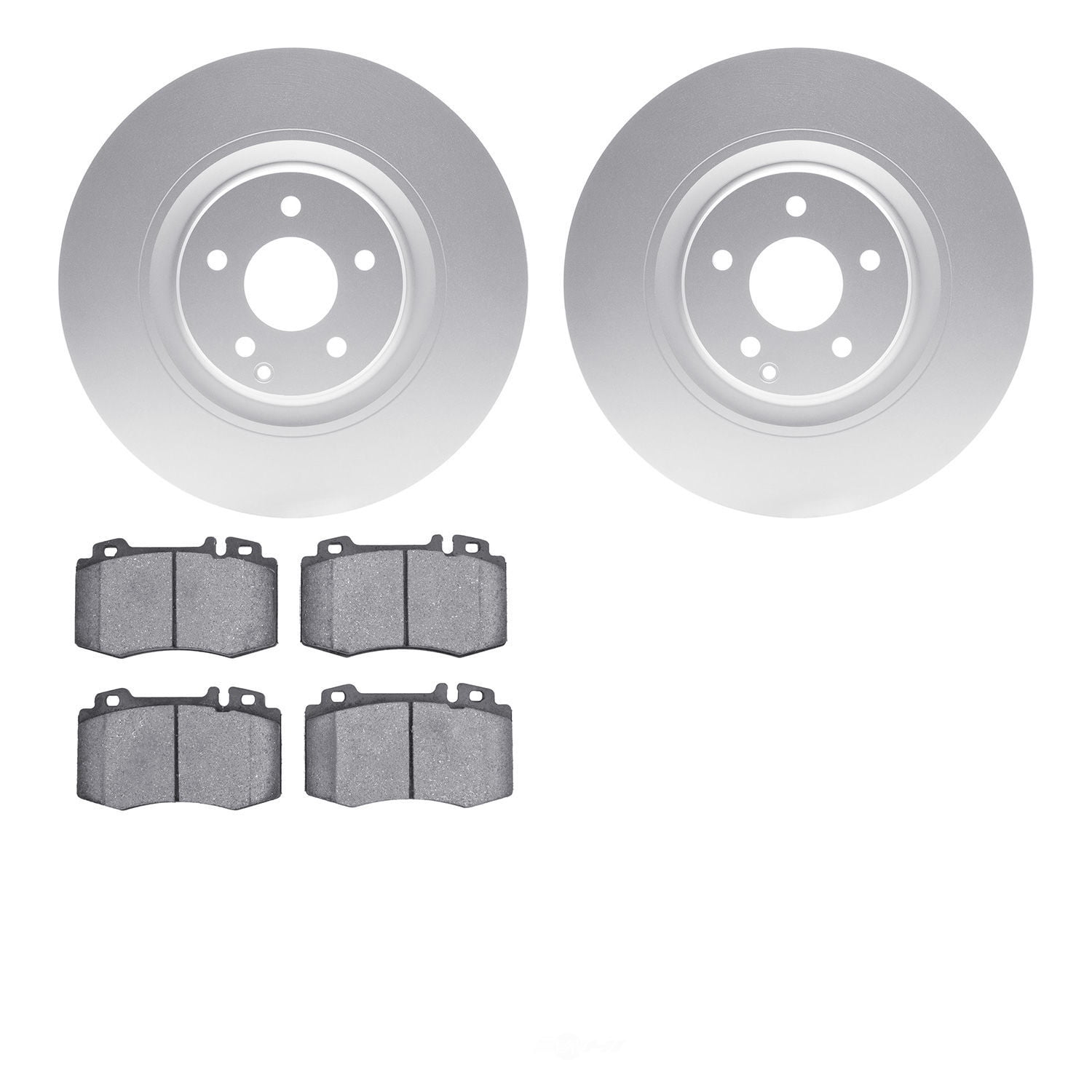 Dynamic Friction Company 4502-63135 DFC GEOSPEC Rotors with 5000 Advanced Brake Pads