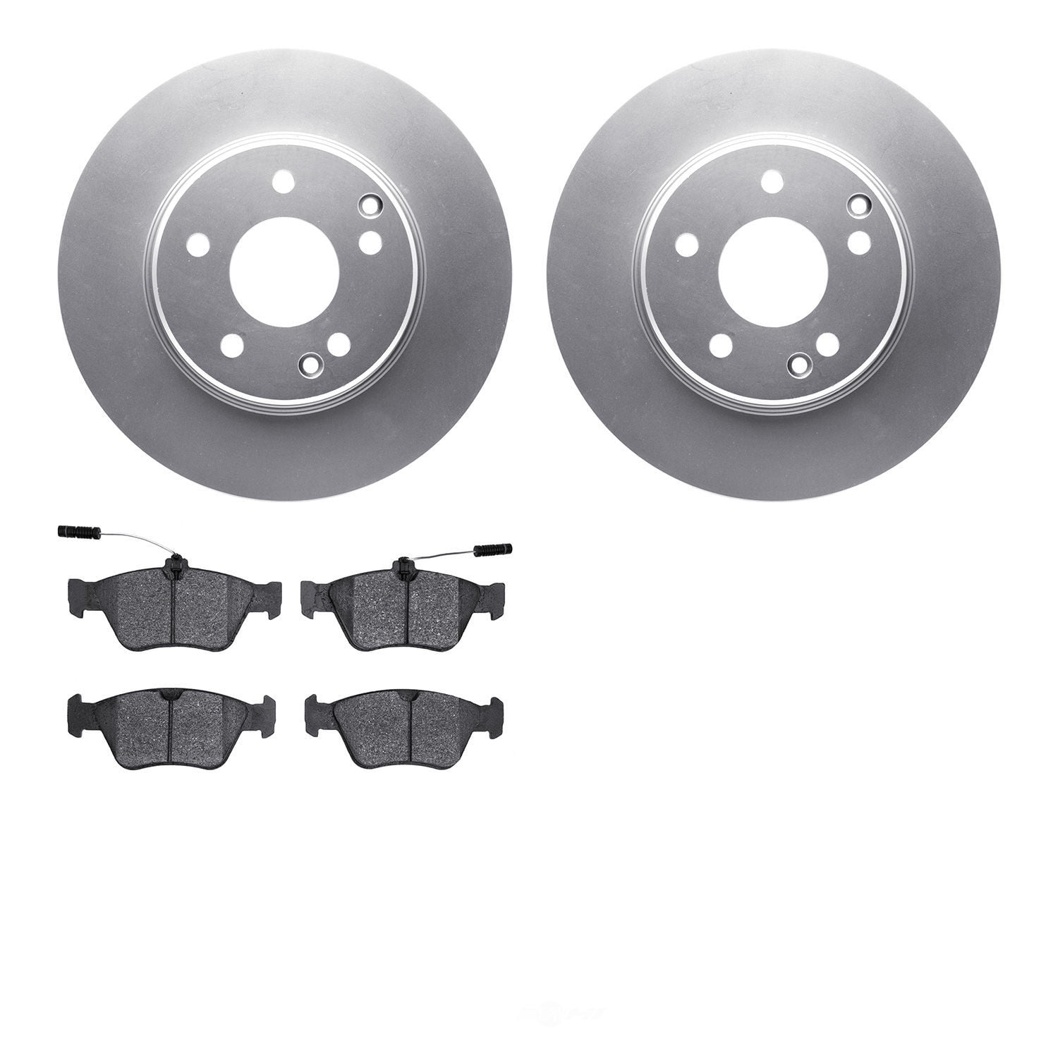Dynamic Friction Company 4502-63138 DFC GEOSPEC Rotors with 5000 Advanced Brake Pads