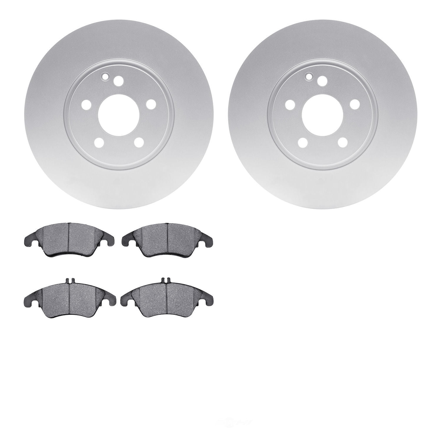 Dynamic Friction Company 4502-63171 DFC GEOSPEC Rotors with 5000 Advanced Brake Pads