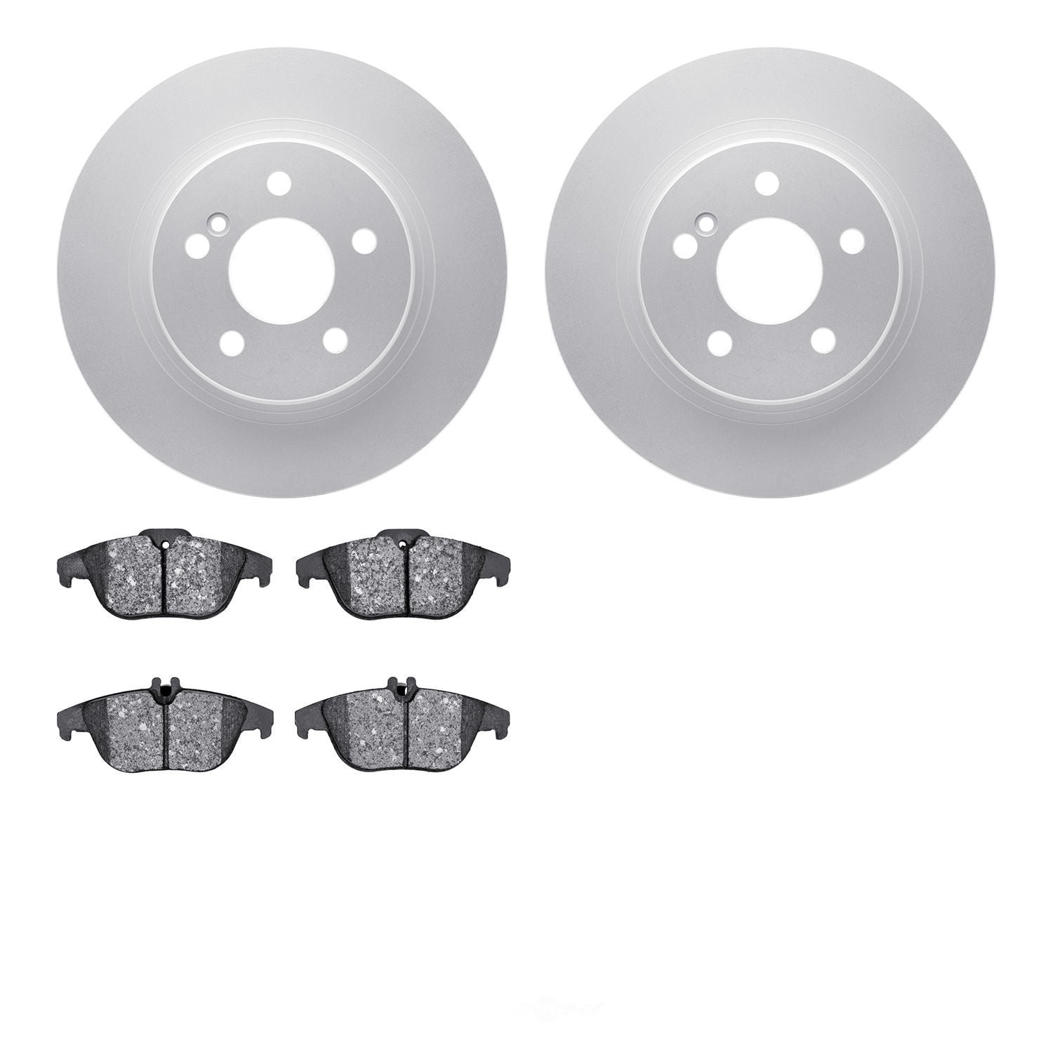 Dynamic Friction Company 4502-63173 DFC GEOSPEC Rotors with 5000 Advanced Brake Pads