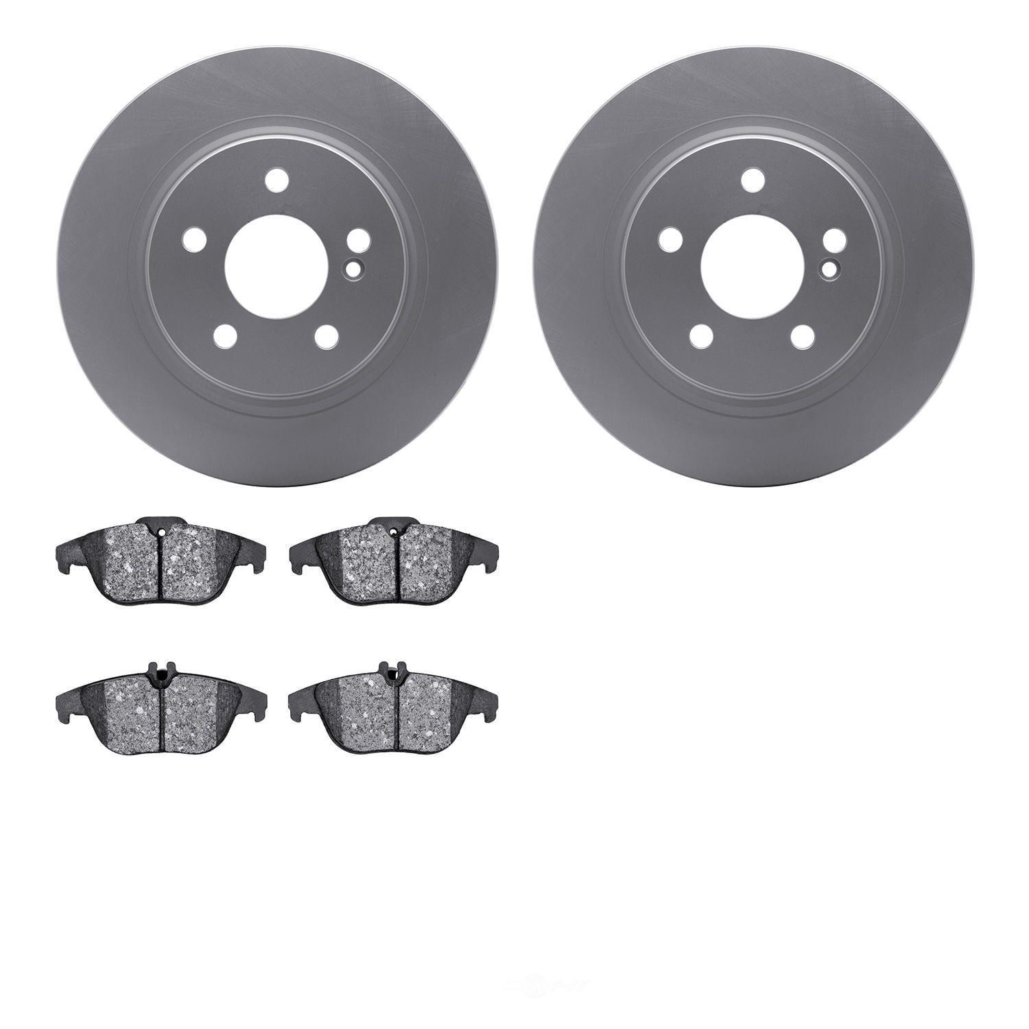 Dynamic Friction Company 4502-63178 DFC GEOSPEC Rotors with 5000 Advanced Brake Pads