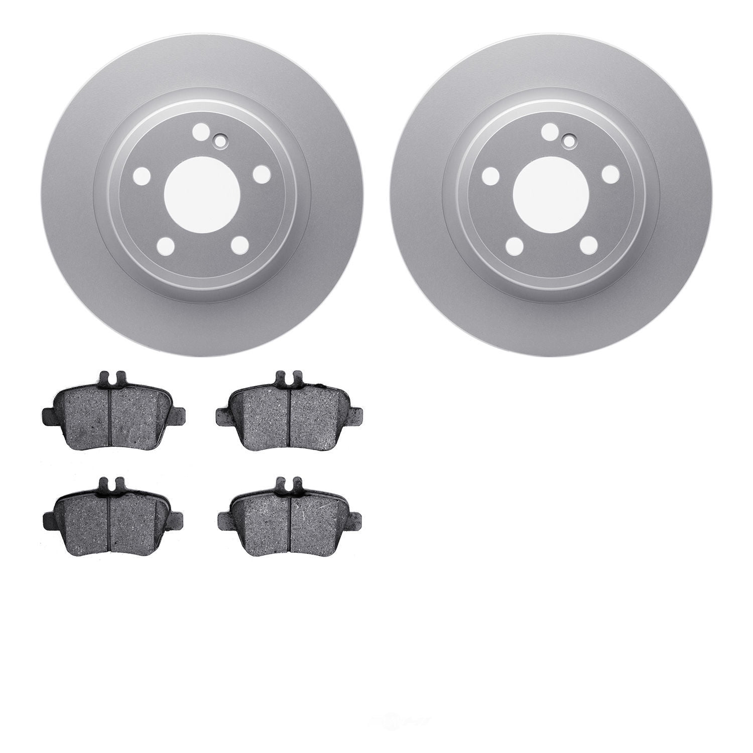 Dynamic Friction Company 4502-63188 DFC GEOSPEC Rotors with 5000 Advanced Brake Pads