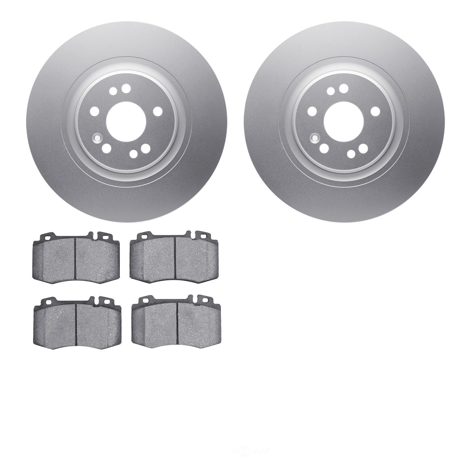 Dynamic Friction Company 4502-63201 DFC GEOSPEC Rotors with 5000 Advanced Brake Pads