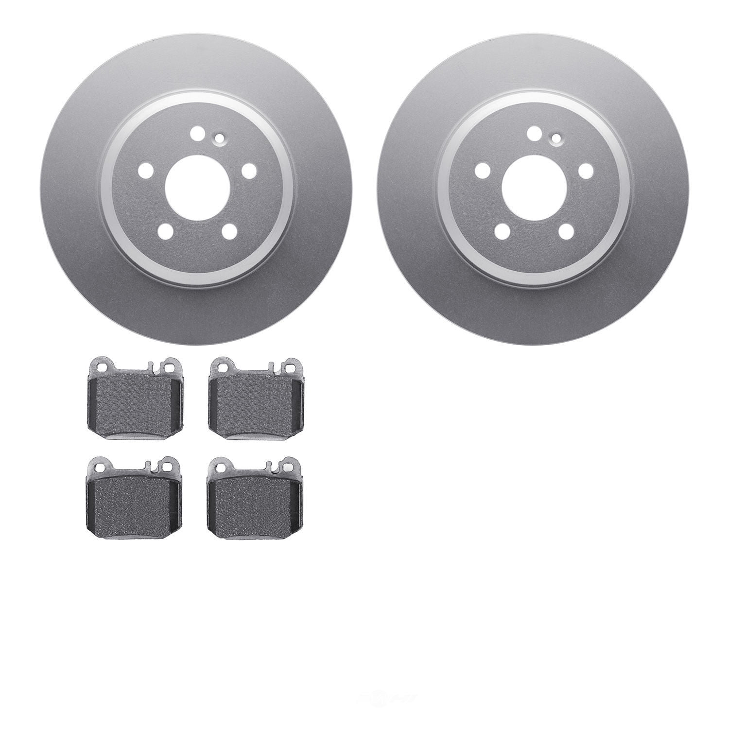 Dynamic Friction Company 4502-63202 DFC GEOSPEC Rotors with 5000 Advanced Brake Pads
