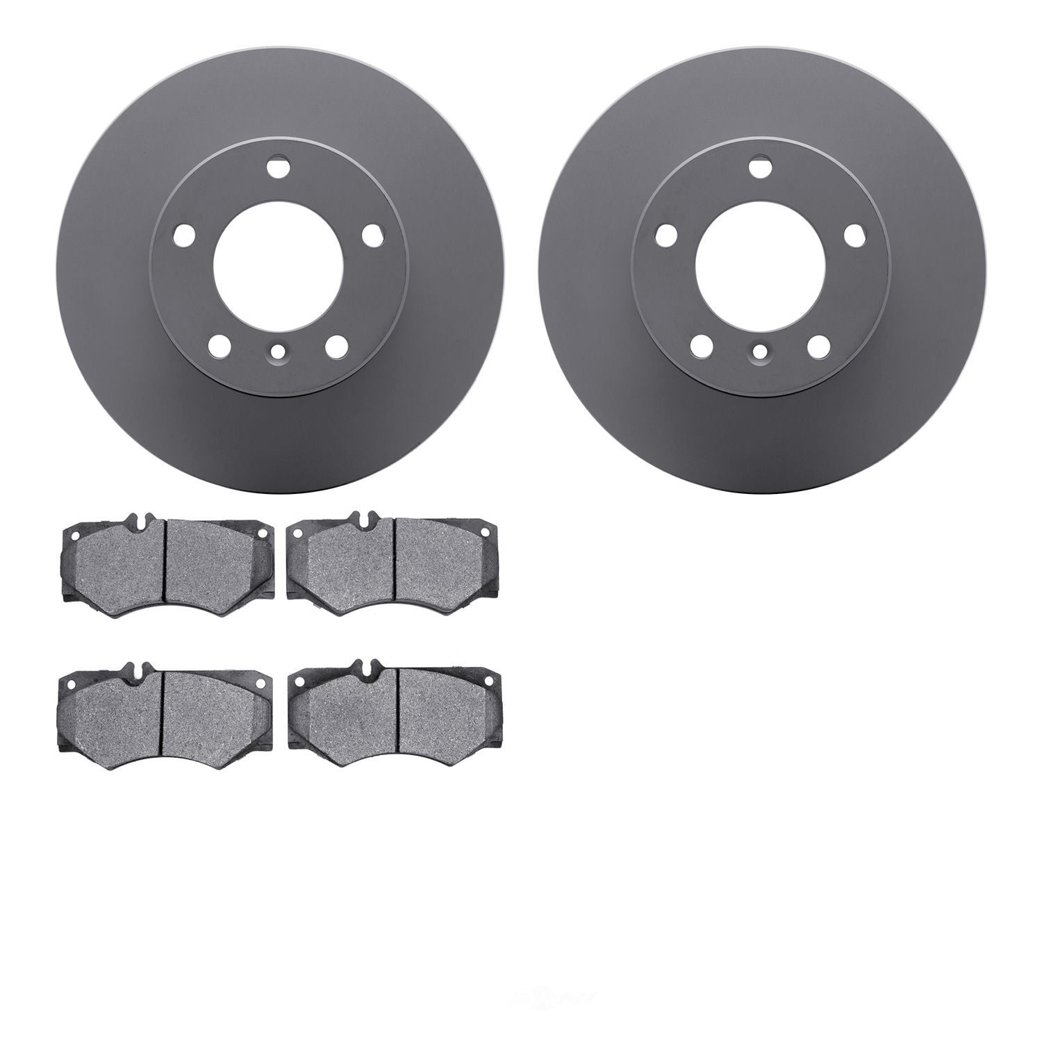Dynamic Friction Company 4502-63203 DFC GEOSPEC Rotors with 5000 Advanced Brake Pads