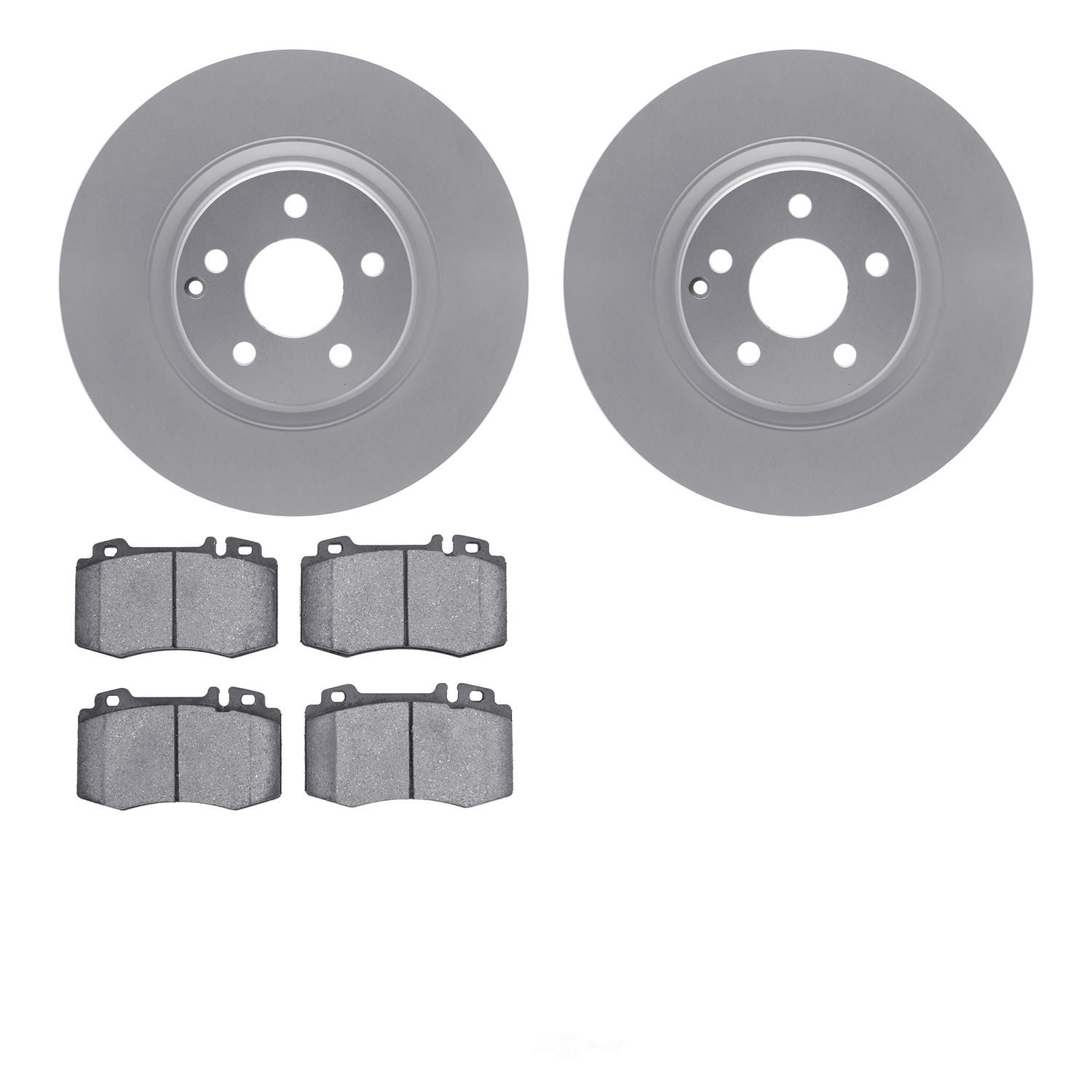 Dynamic Friction Company 4502-63205 DFC GEOSPEC Rotors with 5000 Advanced Brake Pads