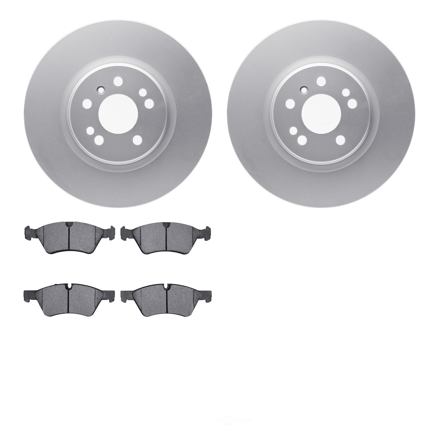 Dynamic Friction Company 4502-63208 DFC GEOSPEC Rotors with 5000 Advanced Brake Pads