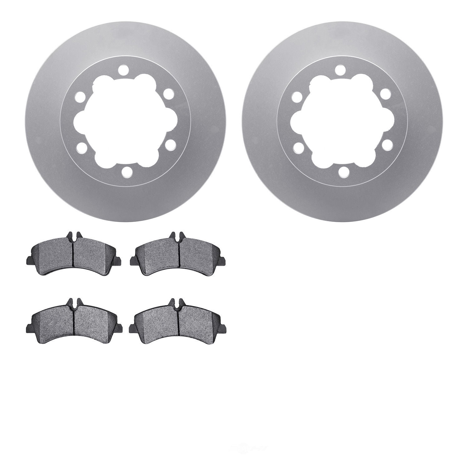 Dynamic Friction Company 4502-63212 DFC GEOSPEC Rotors with 5000 Advanced Brake Pads