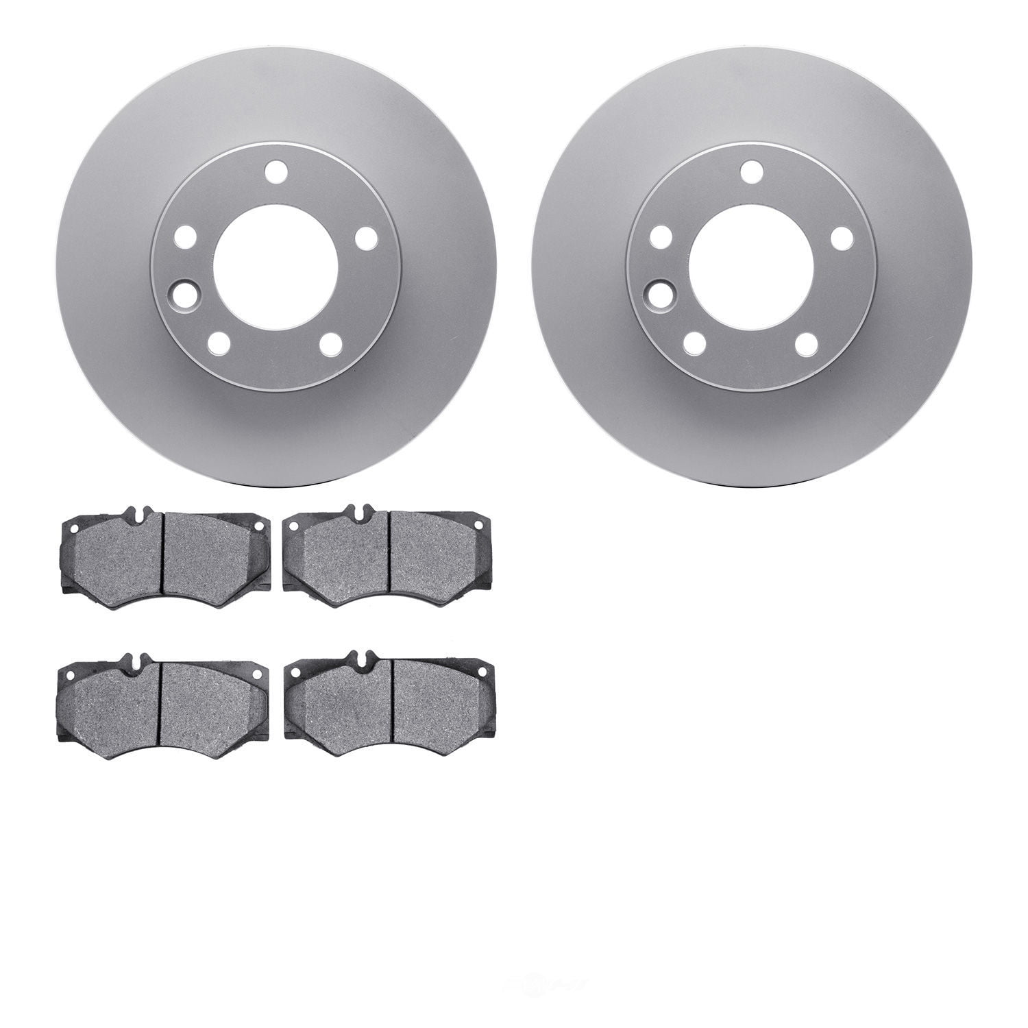 Dynamic Friction Company 4502-63213 DFC GEOSPEC Rotors with 5000 Advanced Brake Pads