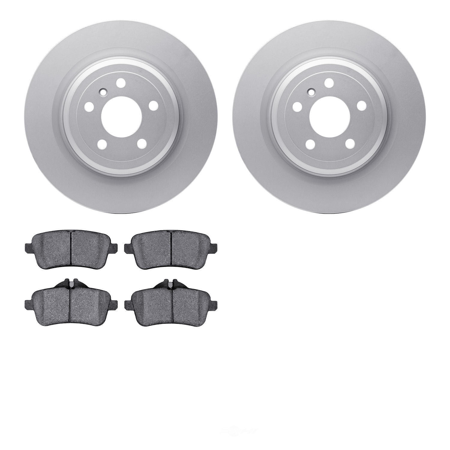 Dynamic Friction Company 4502-63215 DFC GEOSPEC Rotors with 5000 Advanced Brake Pads
