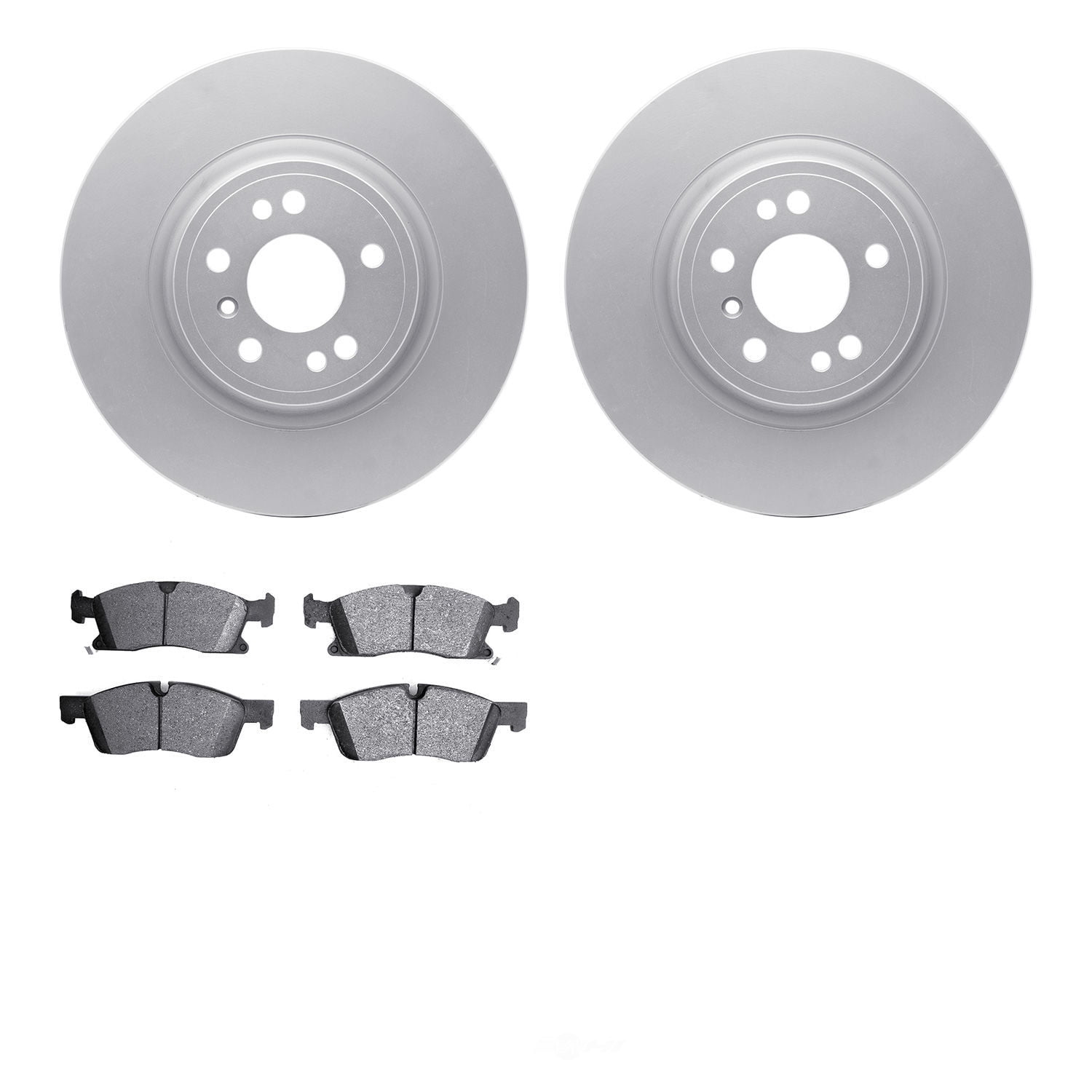 Dynamic Friction Company 4502-63220 DFC GEOSPEC Rotors with 5000 Advanced Brake Pads