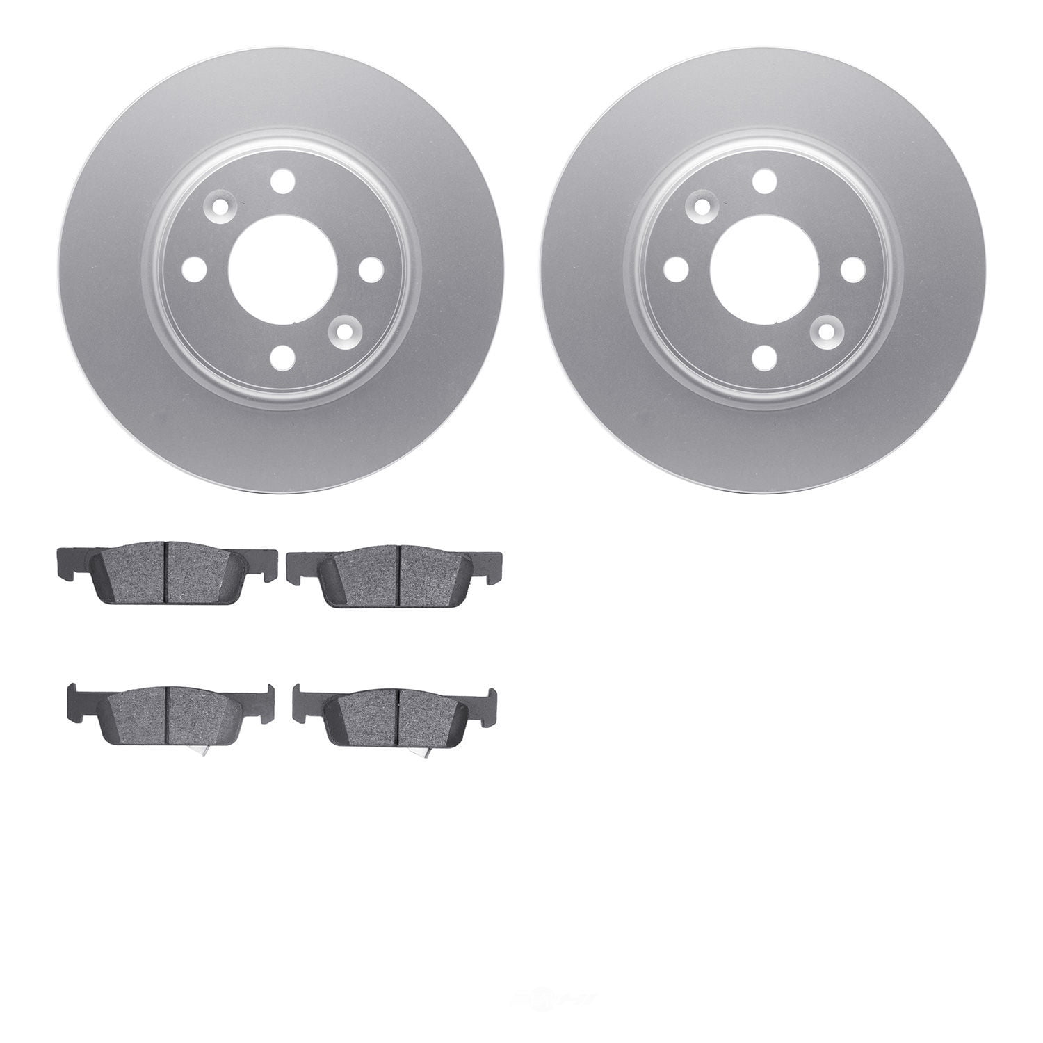 Dynamic Friction Company 4502-63226 DFC GEOSPEC Rotors with 5000 Advanced Brake Pads
