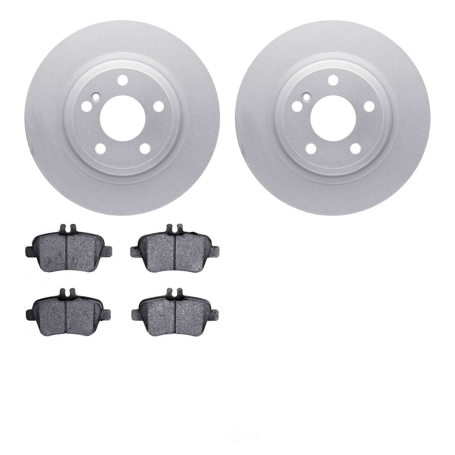 Dynamic Friction Company 4502-63231 DFC GEOSPEC Rotors with 5000 Advanced Brake Pads