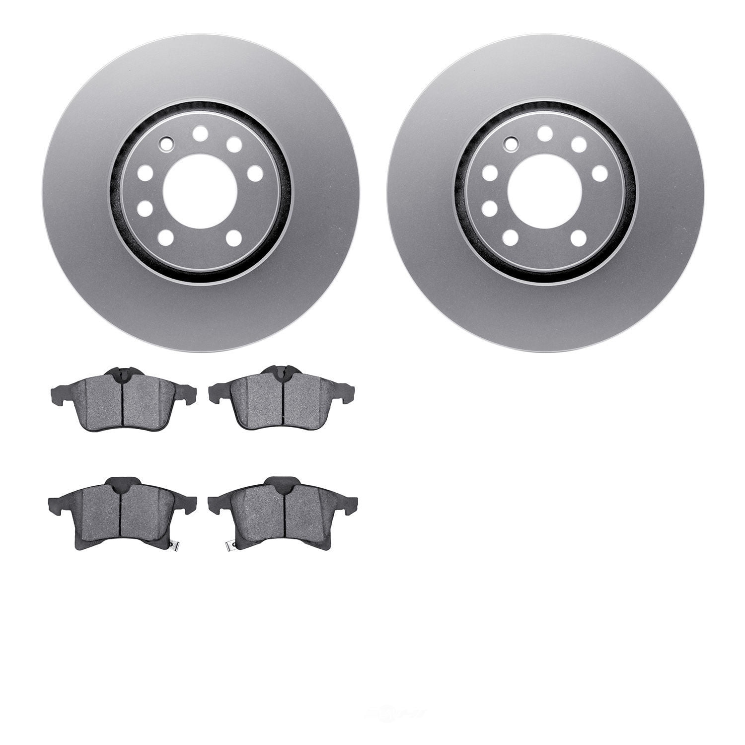 Dynamic Friction Company 4502-65032 DFC GEOSPEC Rotors with 5000 Advanced Brake Pads