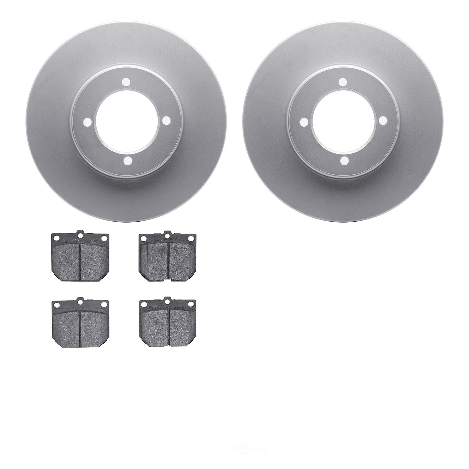 Dynamic Friction Company 4502-67065 DFC GEOSPEC Rotors with 5000 Advanced Brake Pads